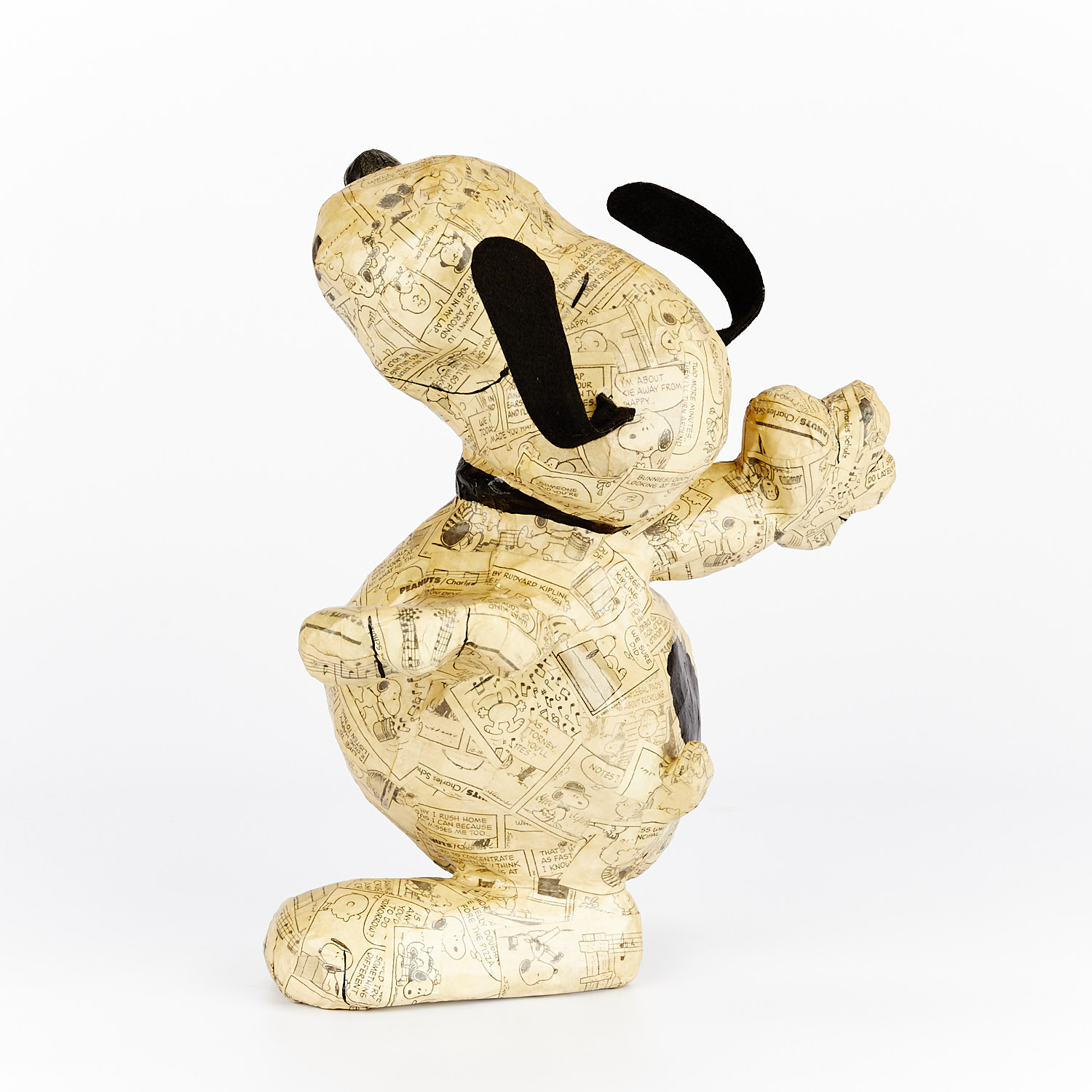 Paper Mache Dancing Snoopy Figure - Image 4 of 11