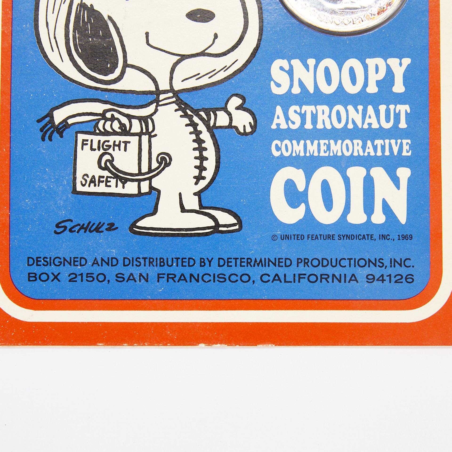 2 1969 Snoopy Astronaut Commemorative Coins - Bild 6 aus 6