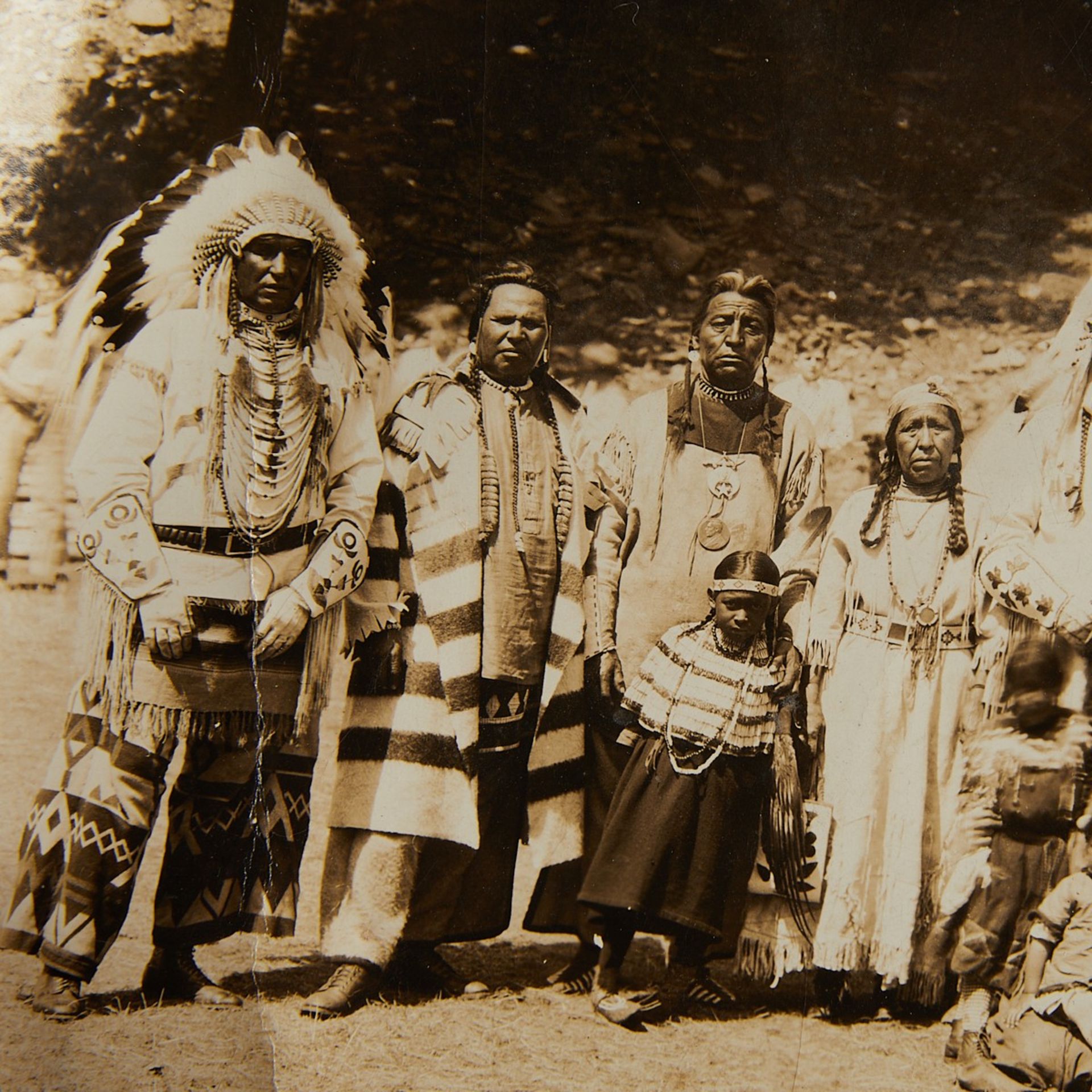 Native American Chiefs Photo Minnehaha Park 1928 - Bild 2 aus 6