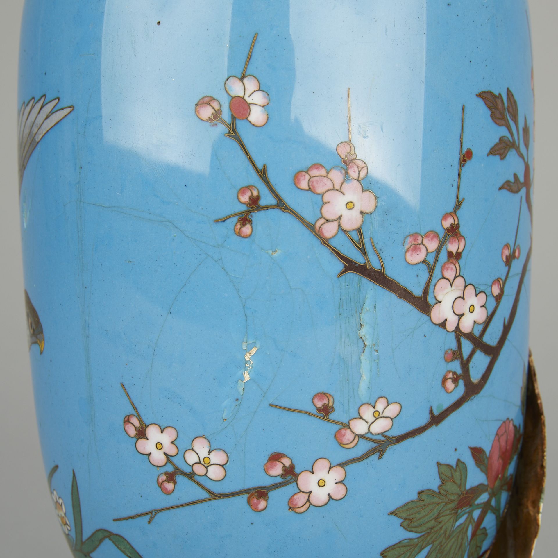 Chinese Closoinne Vase From Brewer Painting - Image 8 of 14