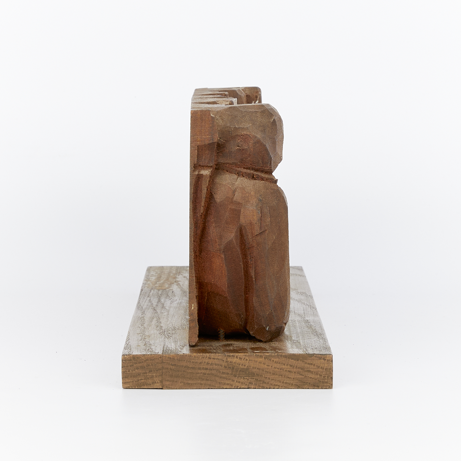 John Rood Carved Wooden Sculpture - Image 6 of 10