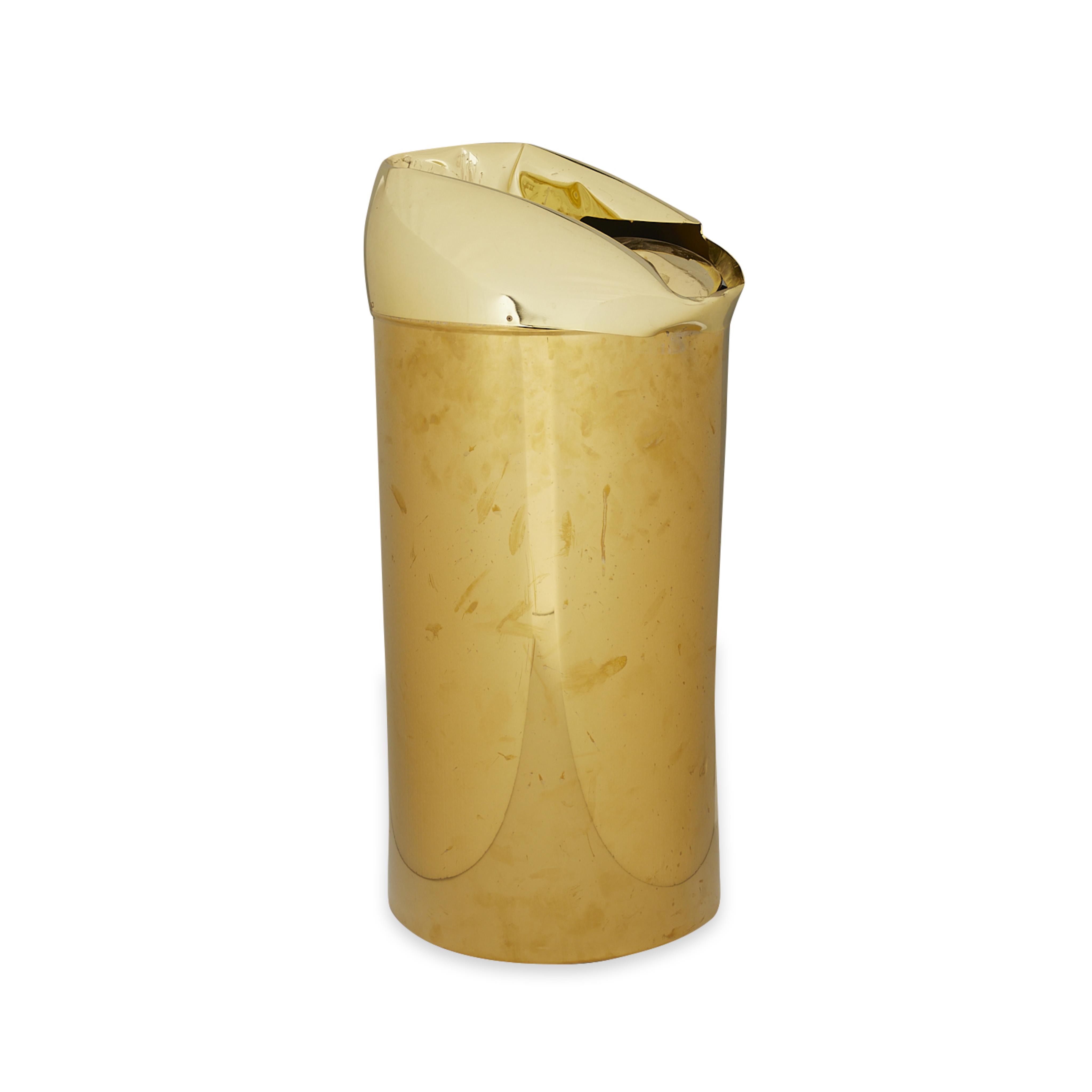 Joe Smith Gold-Tone Garbage Can 2008 - Image 6 of 12