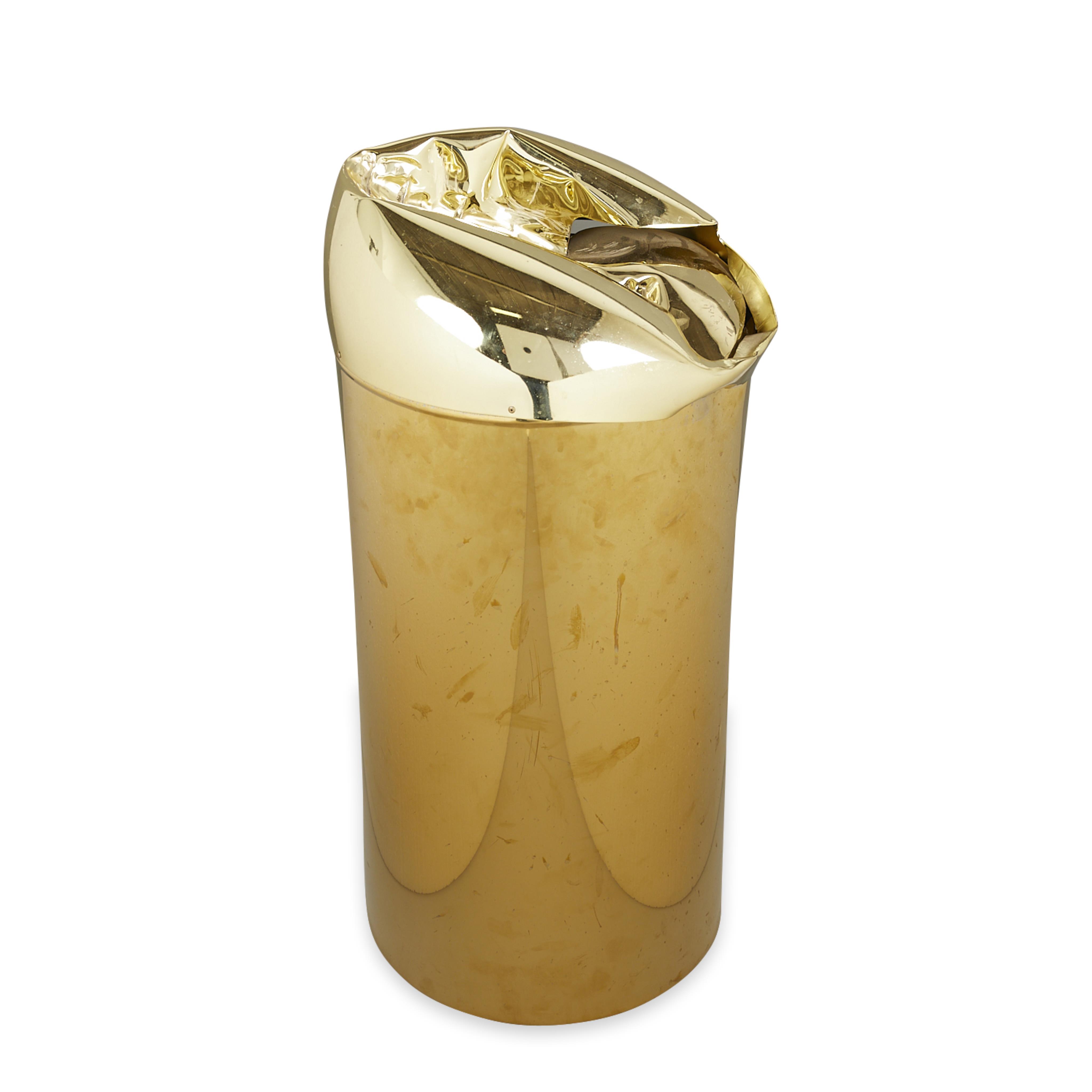 Joe Smith Gold-Tone Garbage Can 2008 - Image 7 of 12
