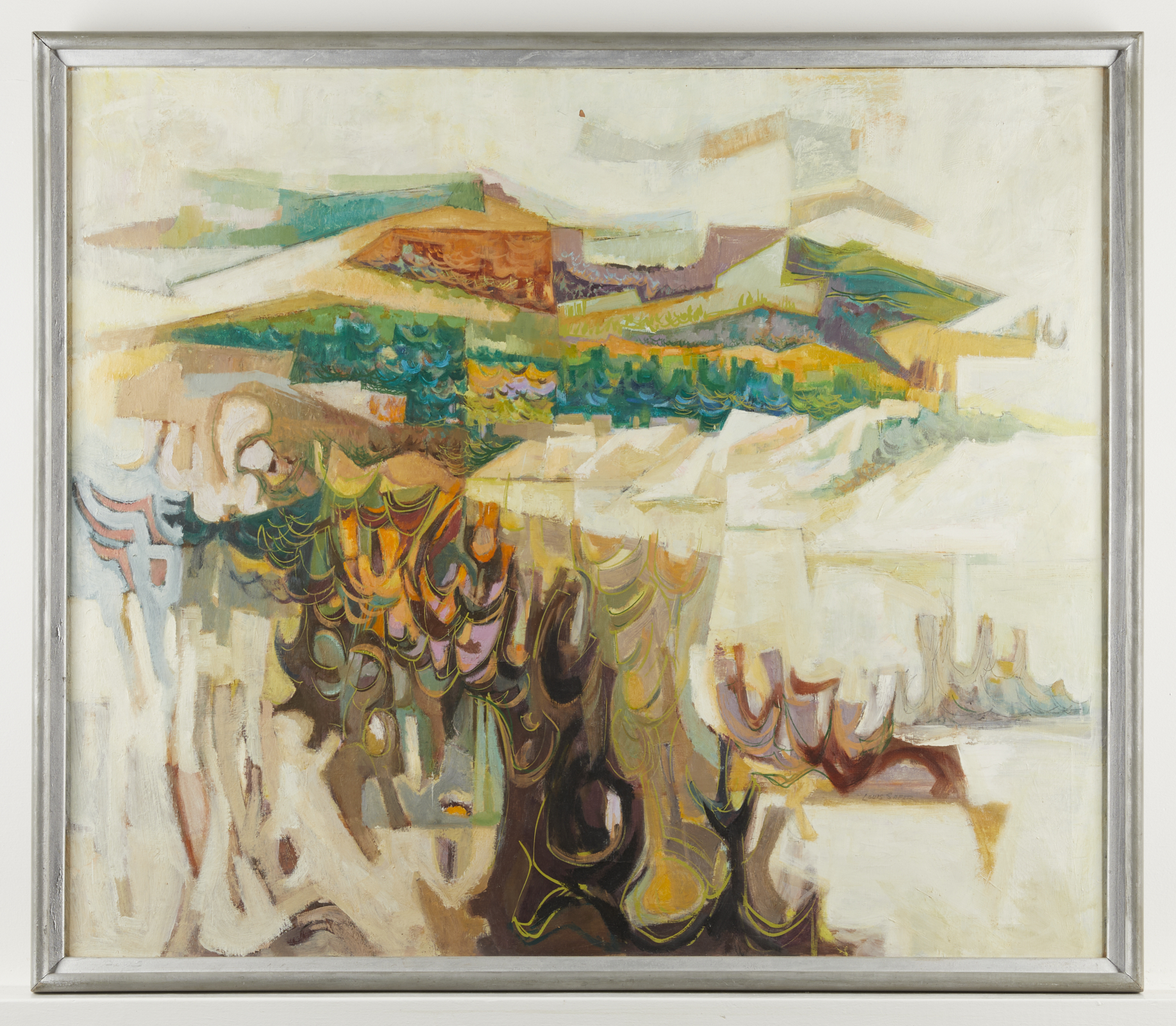 Louis Safer "Yellowstone Landscape" Painting - Image 2 of 10