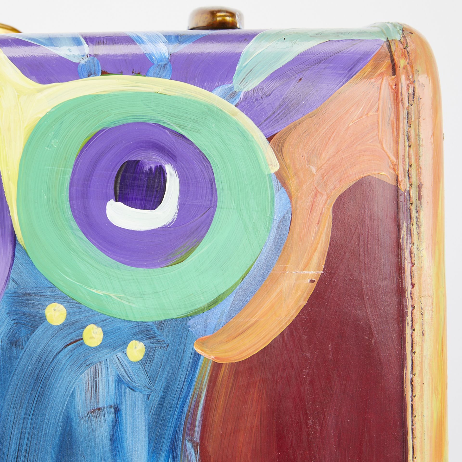 Layl McDill Abstract Painted Suitcase - Bild 13 aus 16