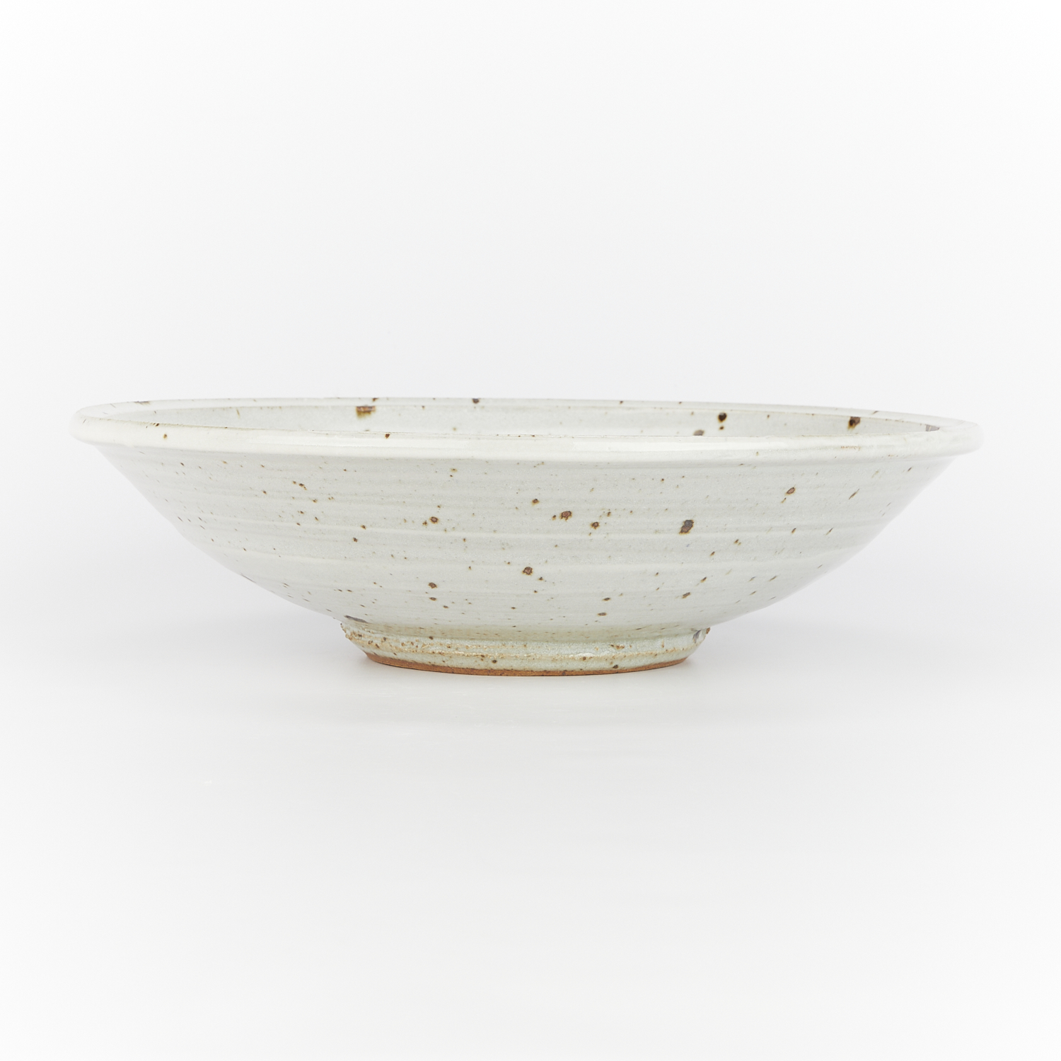 Warren MacKenzie Ceramic Splatter Bowl - Stamped - Image 4 of 9