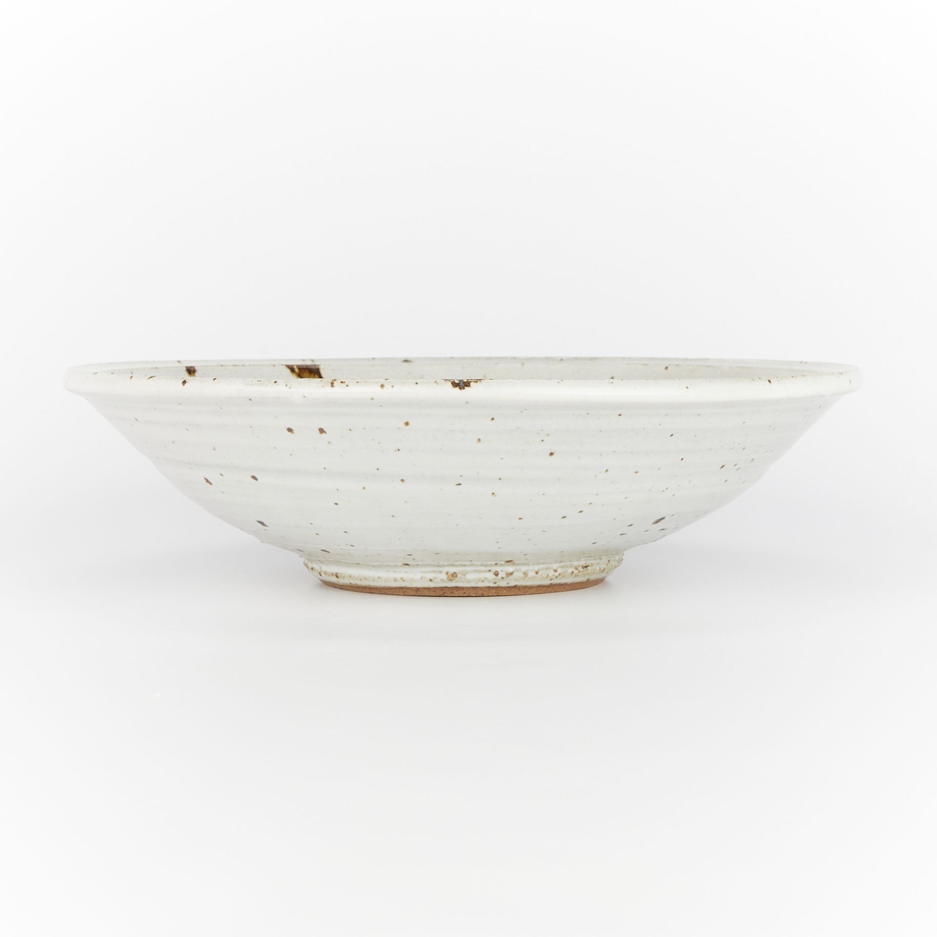 Warren MacKenzie Ceramic Splatter Bowl - Stamped - Bild 6 aus 9