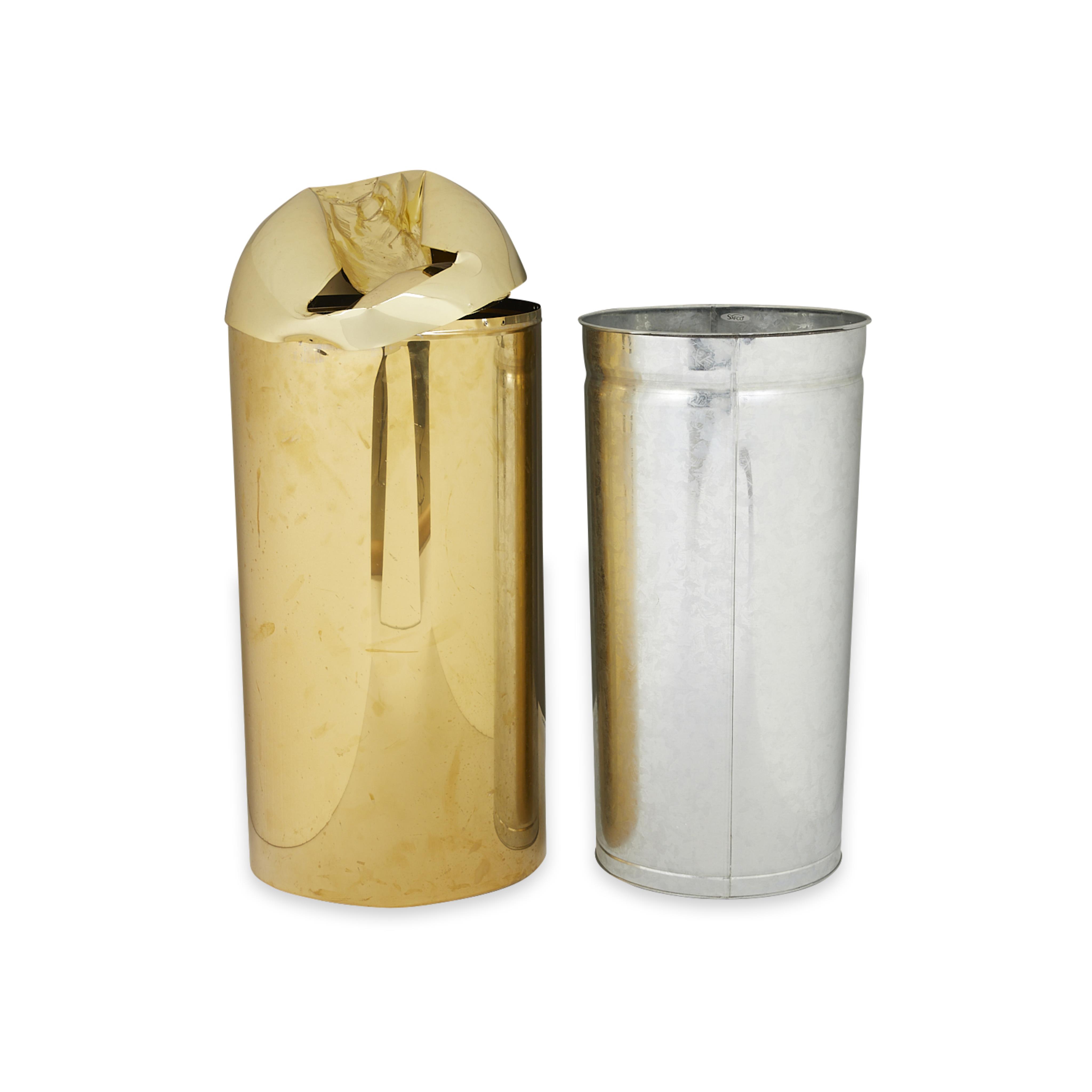 Joe Smith Gold-Tone Garbage Can 2008 - Image 9 of 12