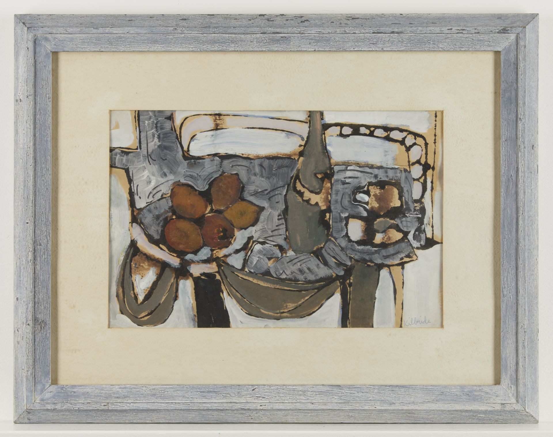 Robert Kilbride Still Life Oil on Paper Painting - Bild 3 aus 6