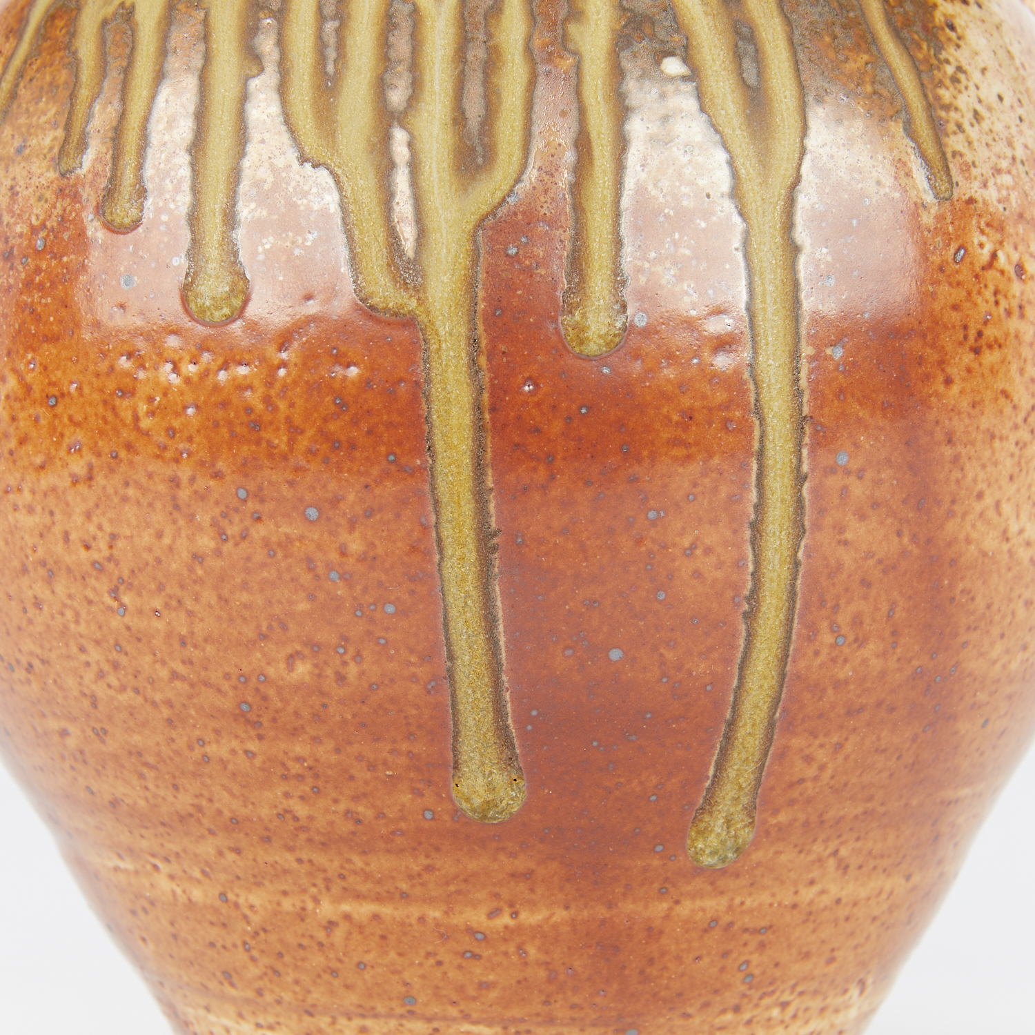 Warren Mackenzie Vase w/ Wood Ash - Stamped - Bild 9 aus 12