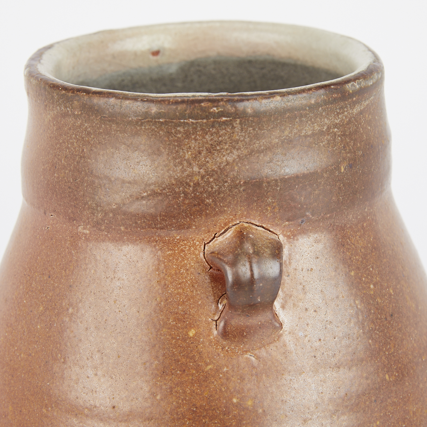 Jan Mckeachie Johnston Woodfired Ceramic Vase - Image 9 of 10
