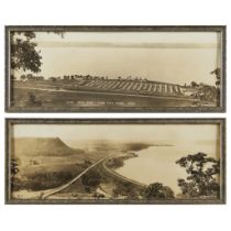 Pair of Lake City Minnesota Panorama Photos 1927