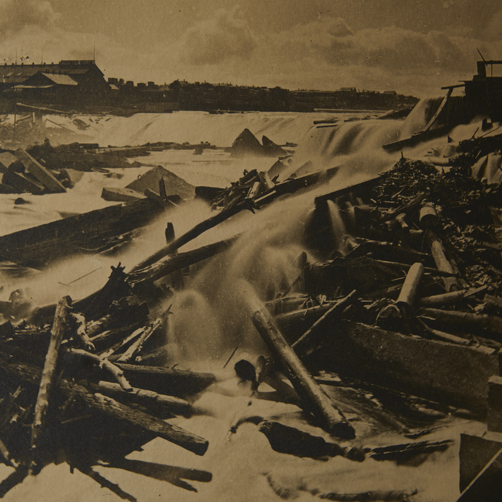 St. Anthony Falls Wreckage Photograph 1909 - Image 4 of 6