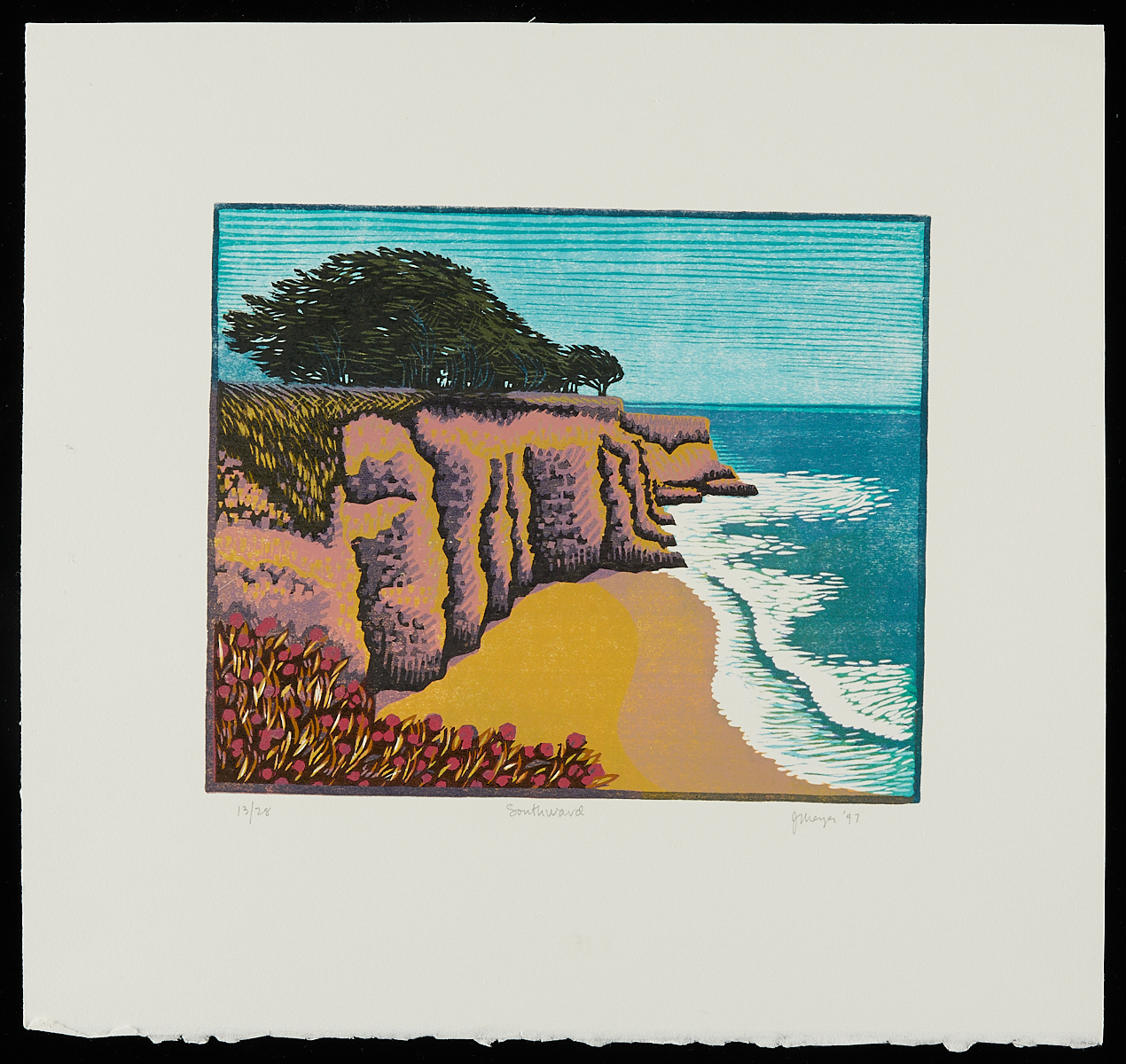 Jim Meyer "Southward" Woodblock 1997 - Image 3 of 8