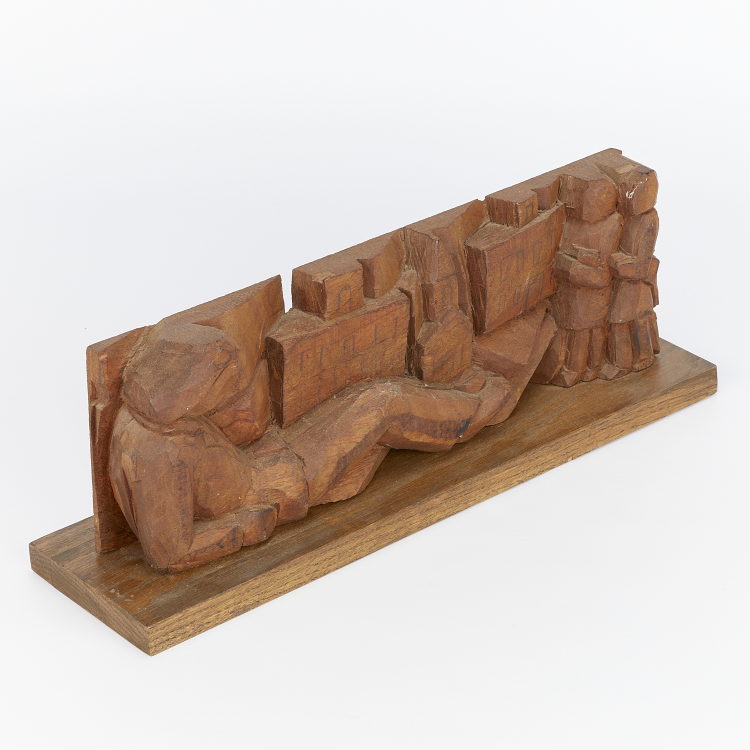 John Rood Carved Wooden Sculpture - Image 7 of 10