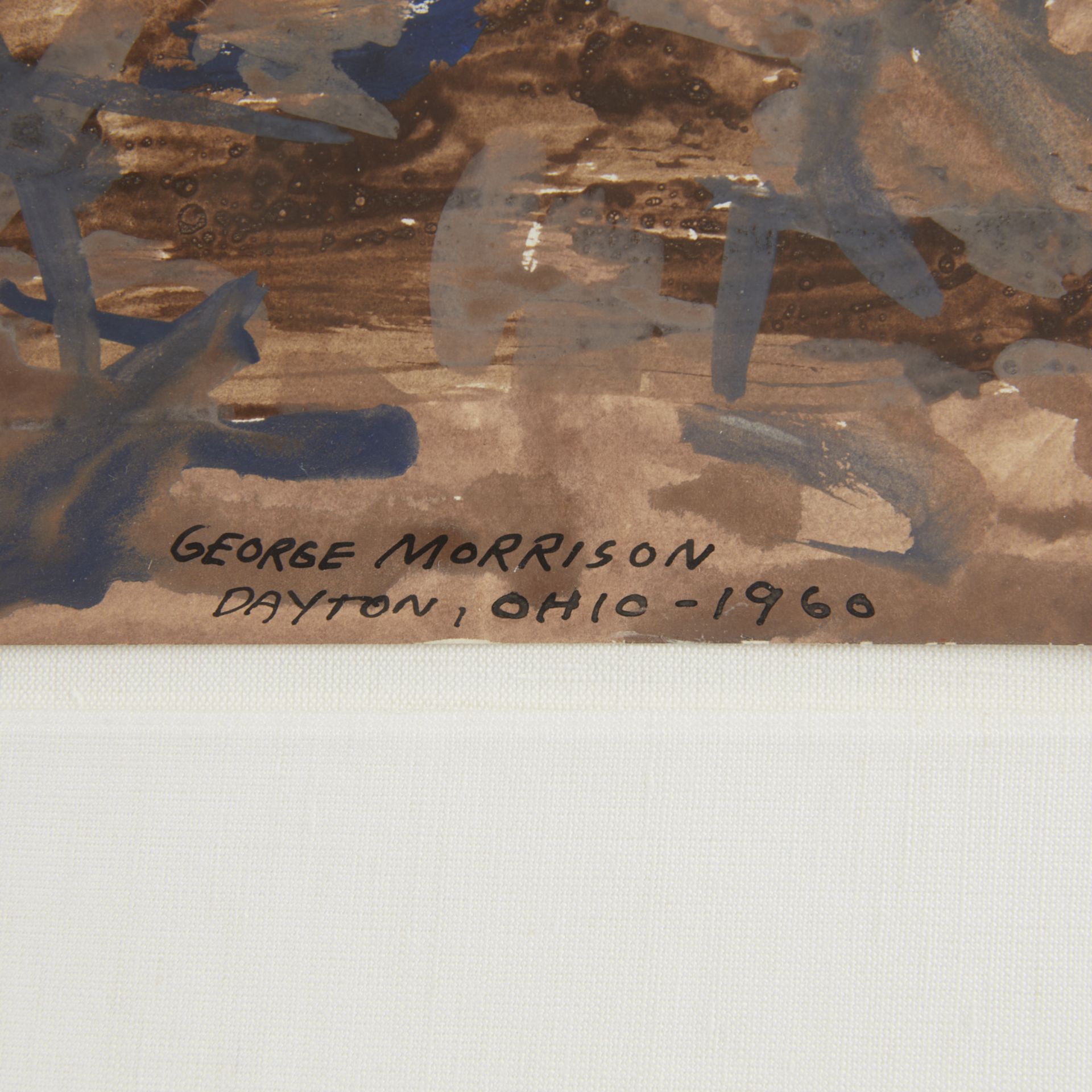 George Morrison "Nostalgia Aft. deChirco" Painting - Bild 2 aus 7
