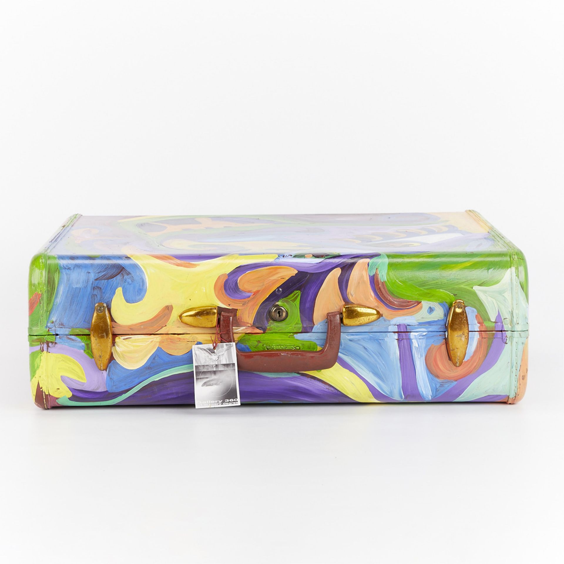Layl McDill Abstract Painted Suitcase - Bild 7 aus 16