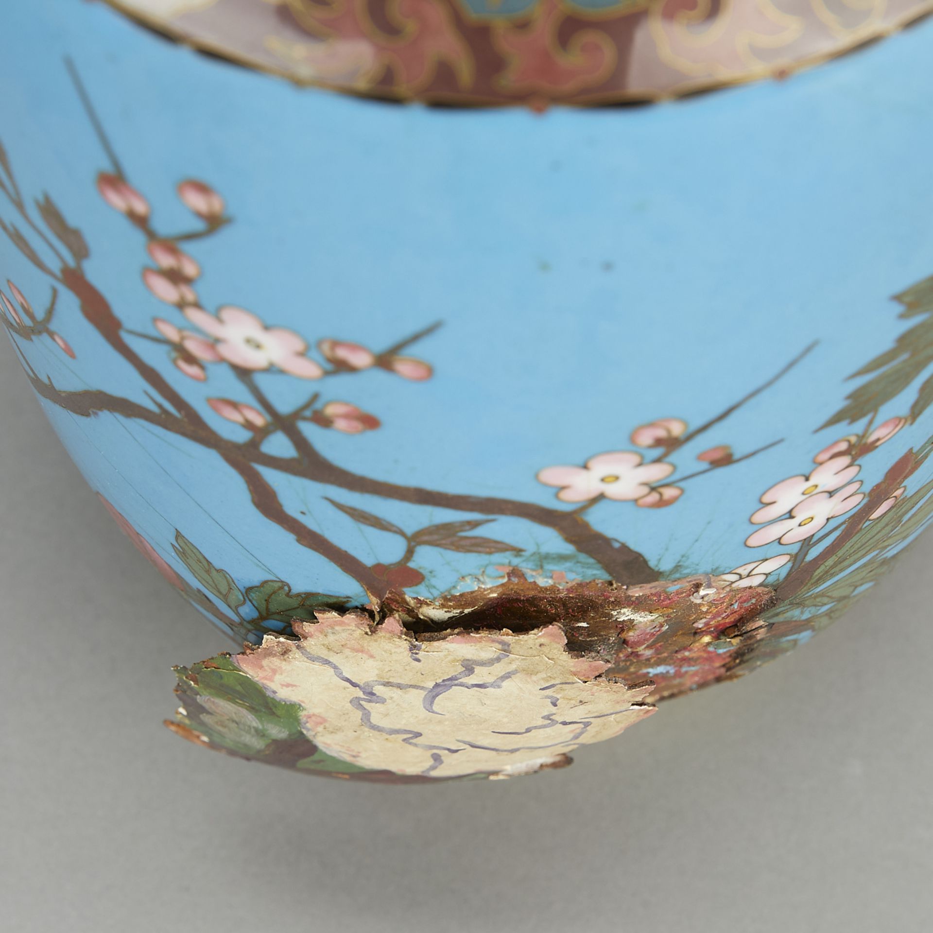 Chinese Closoinne Vase From Brewer Painting - Image 12 of 14