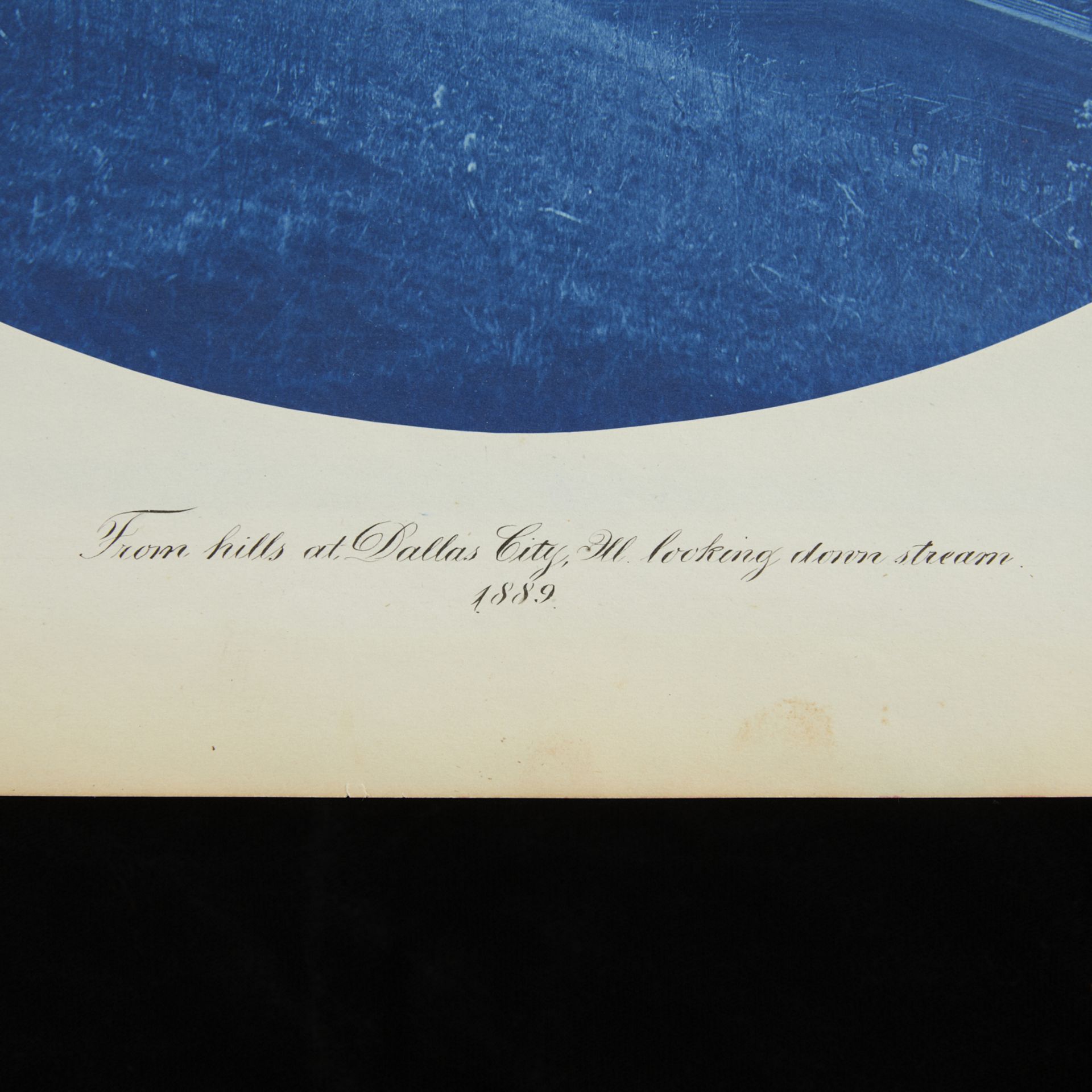 Henry Bosse Mississippi River Illinois Cyanotype - Bild 2 aus 11