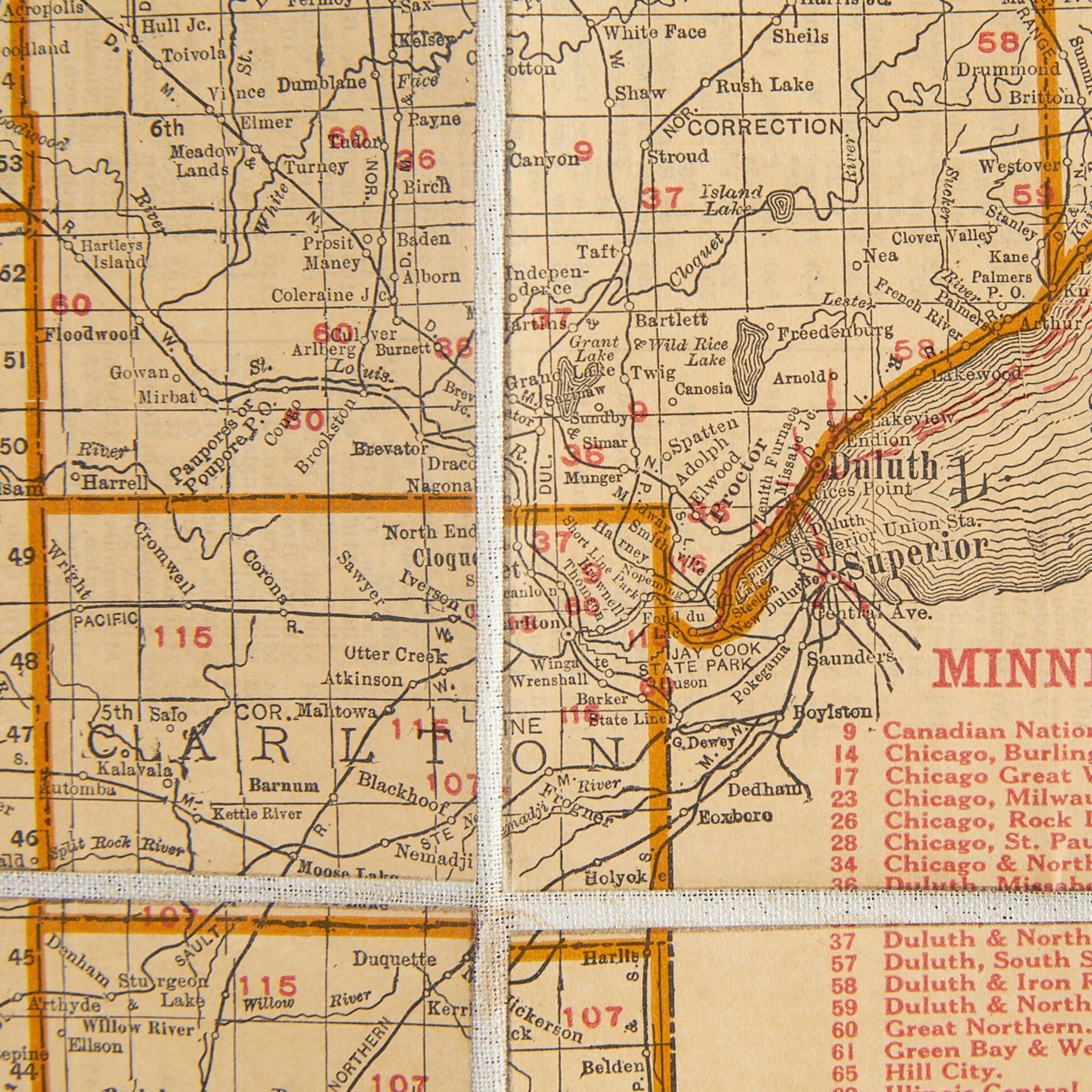 Vintage MN Map & Postmasters Photo 1926 - Image 8 of 16