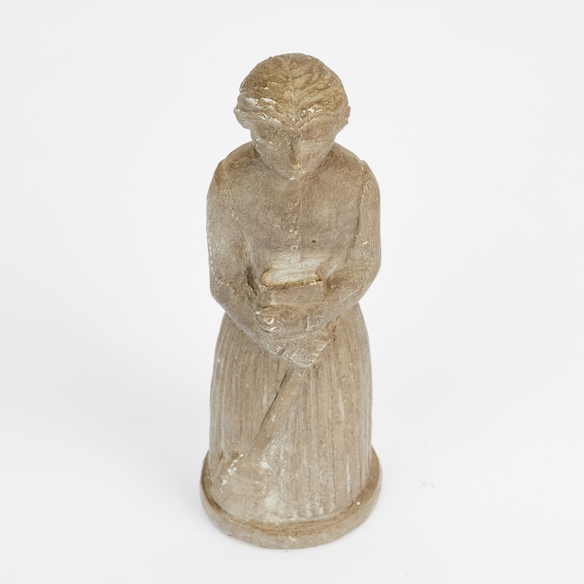 John Rood Sculpture of a Sweeping Woman - Image 8 of 9