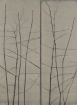 Eugene Larkin "Trees" Lithograph