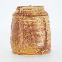 Warren MacKenzie Vessel w/ Recessed Lid - Stamped