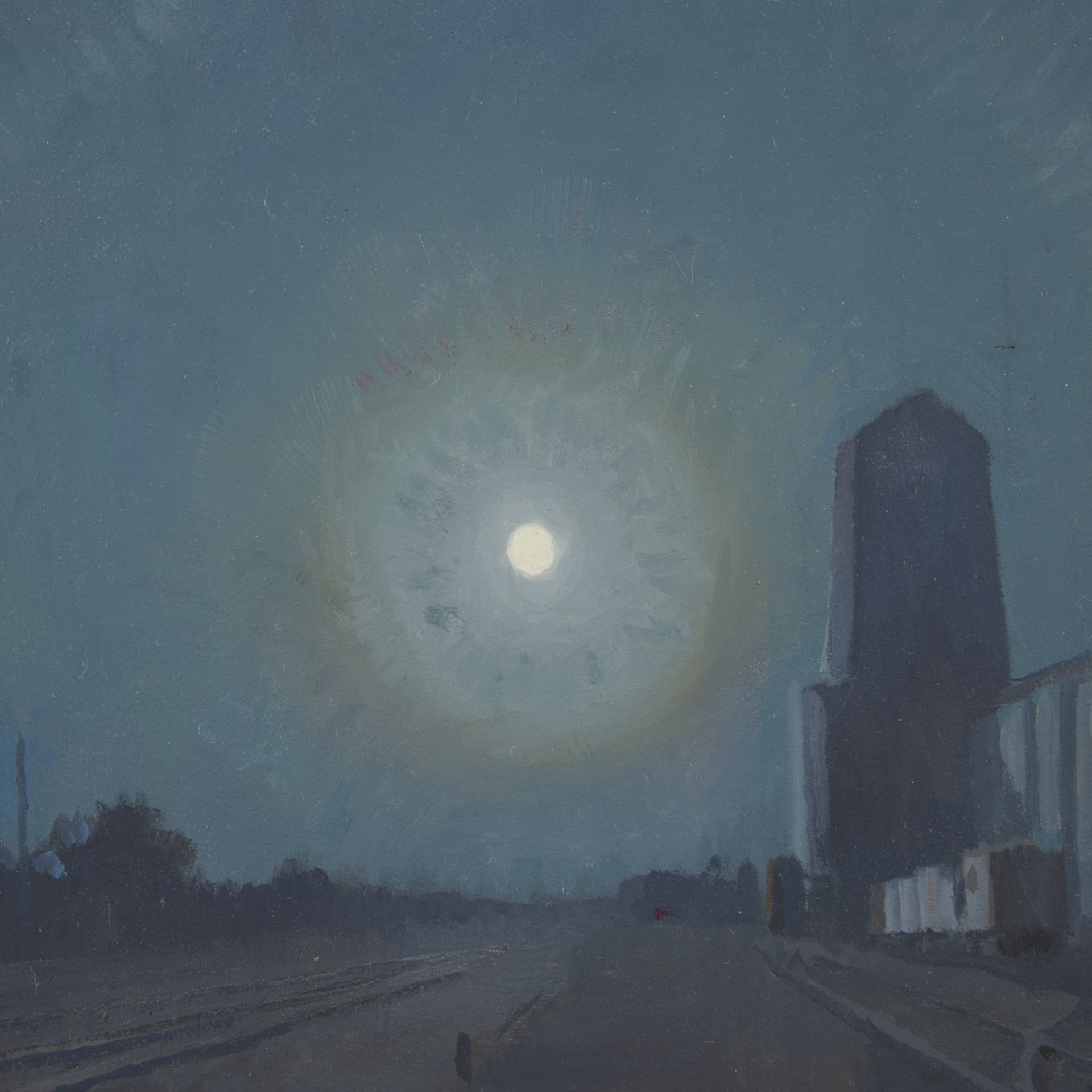Mike Lynch "Harvest Moon" Oil Painting 1989 - Bild 3 aus 6