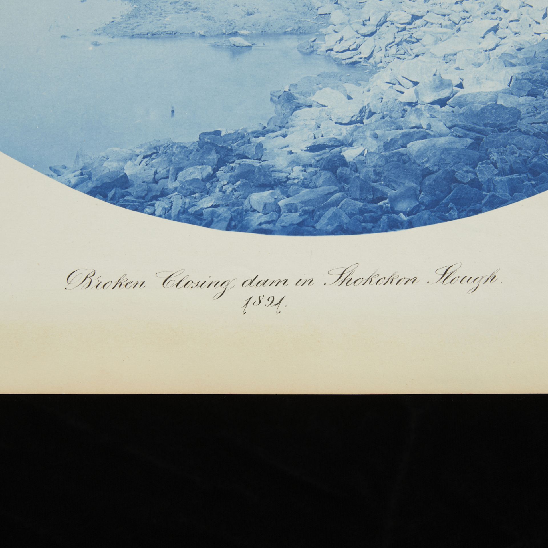 Henry Bosse "Broken Dam" Cyanotype - Image 2 of 10