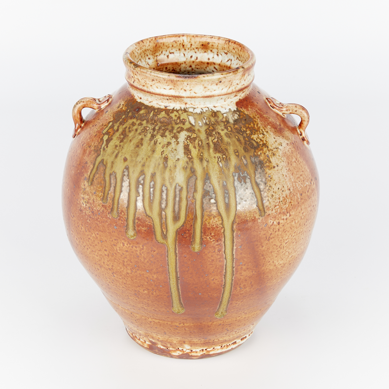 Warren Mackenzie Vase w/ Wood Ash - Stamped - Image 6 of 12