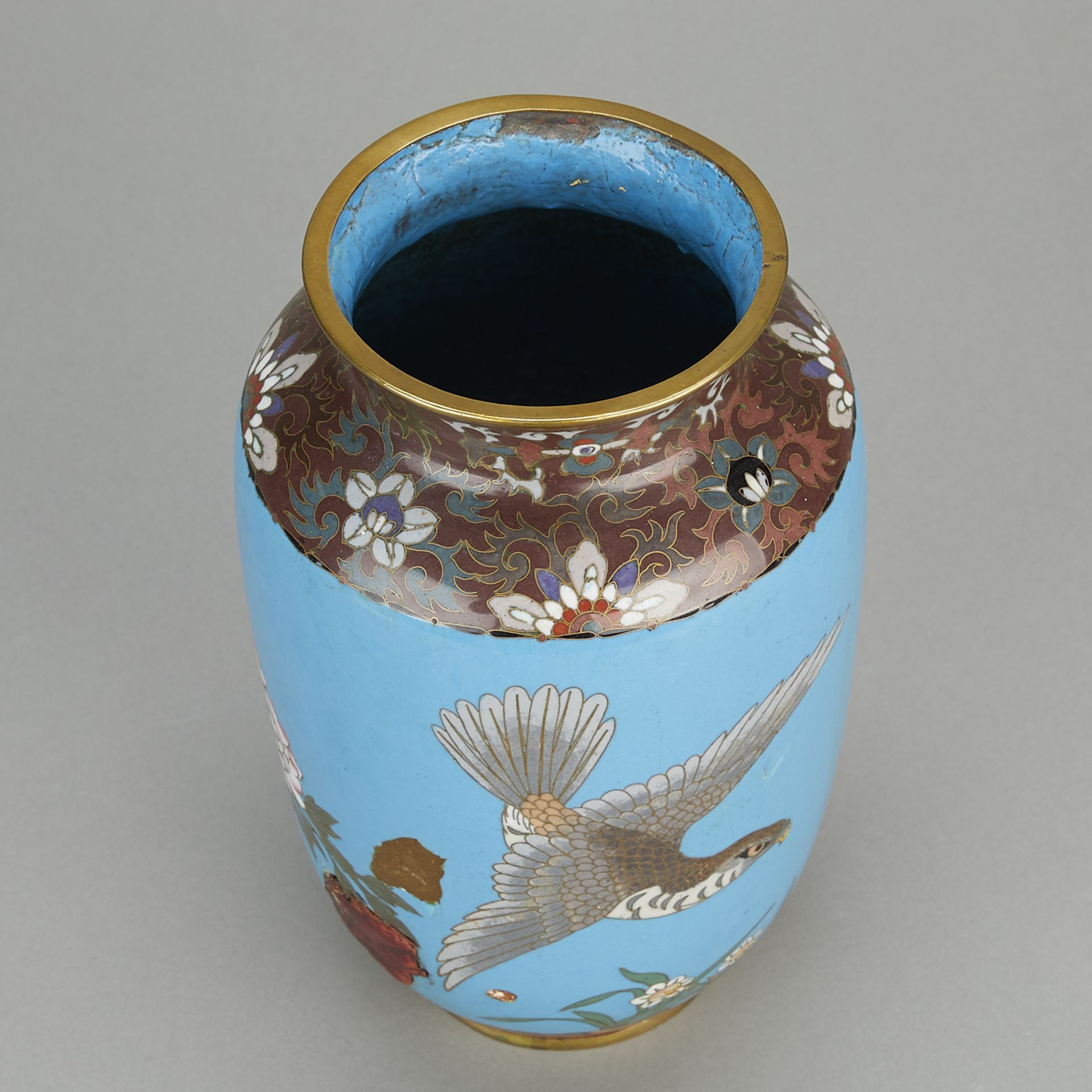Chinese Closoinne Vase From Brewer Painting - Image 6 of 14