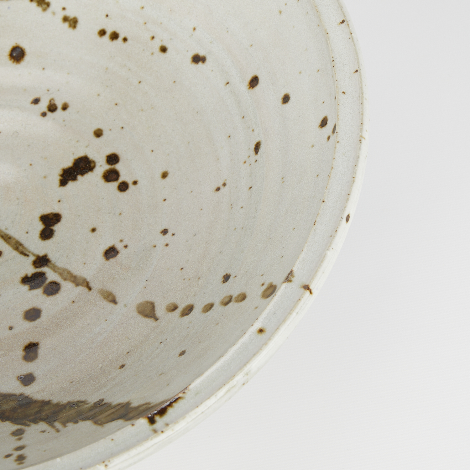 Warren MacKenzie Ceramic Splatter Bowl - Stamped - Bild 9 aus 9
