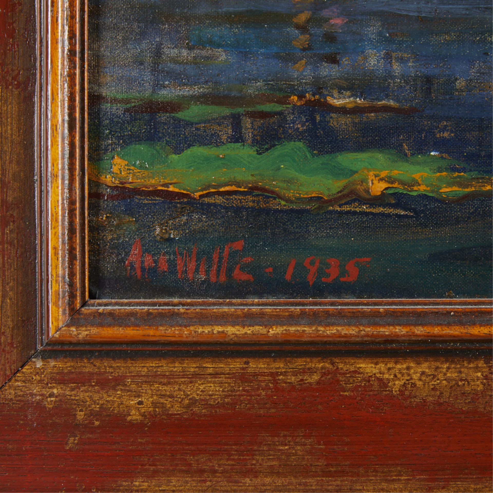 Ada Wolfe "Mississippi River - Autumn" Painting - Bild 3 aus 9