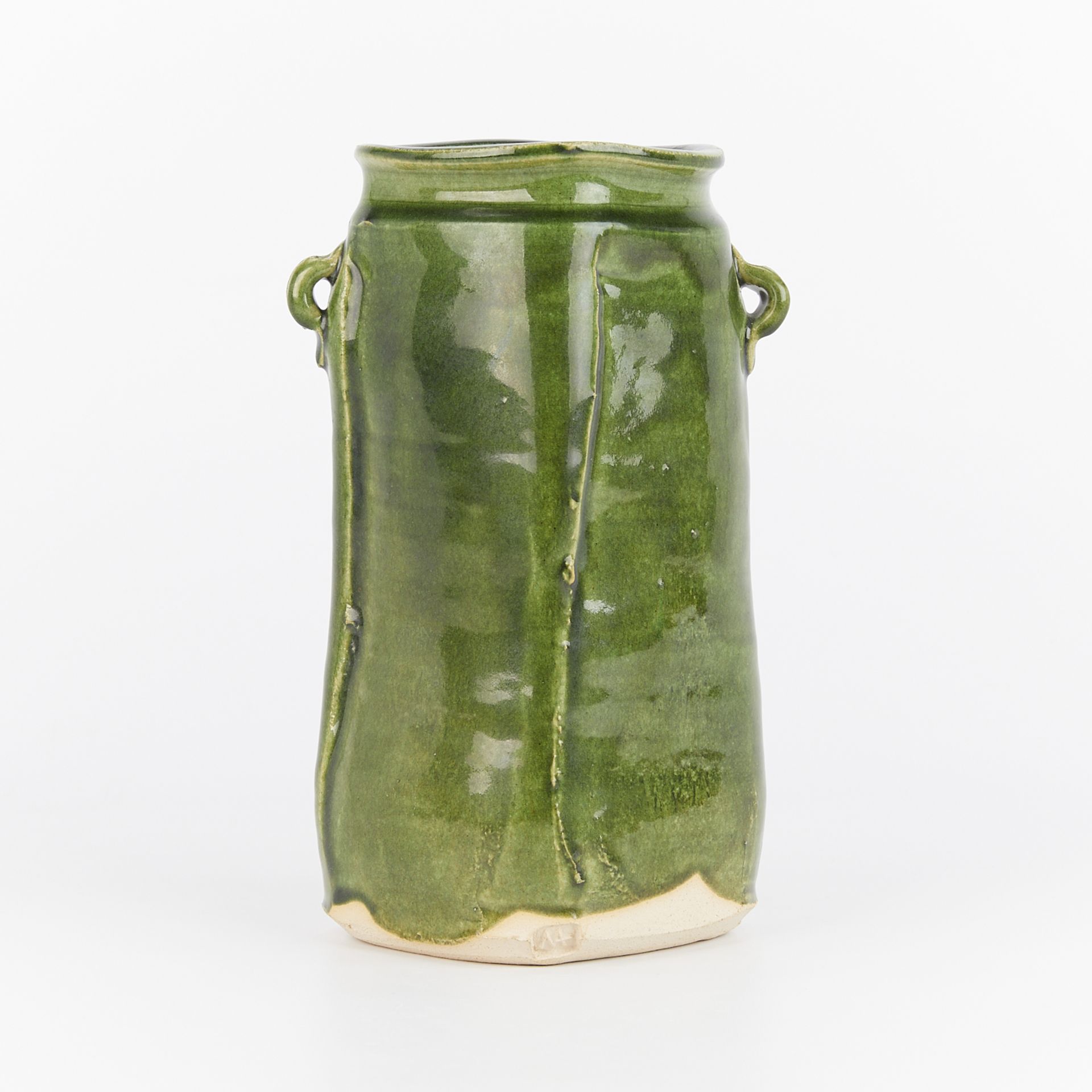 Warren Mackenzie Oribe Ceramic Vase - Stamped - Image 4 of 10