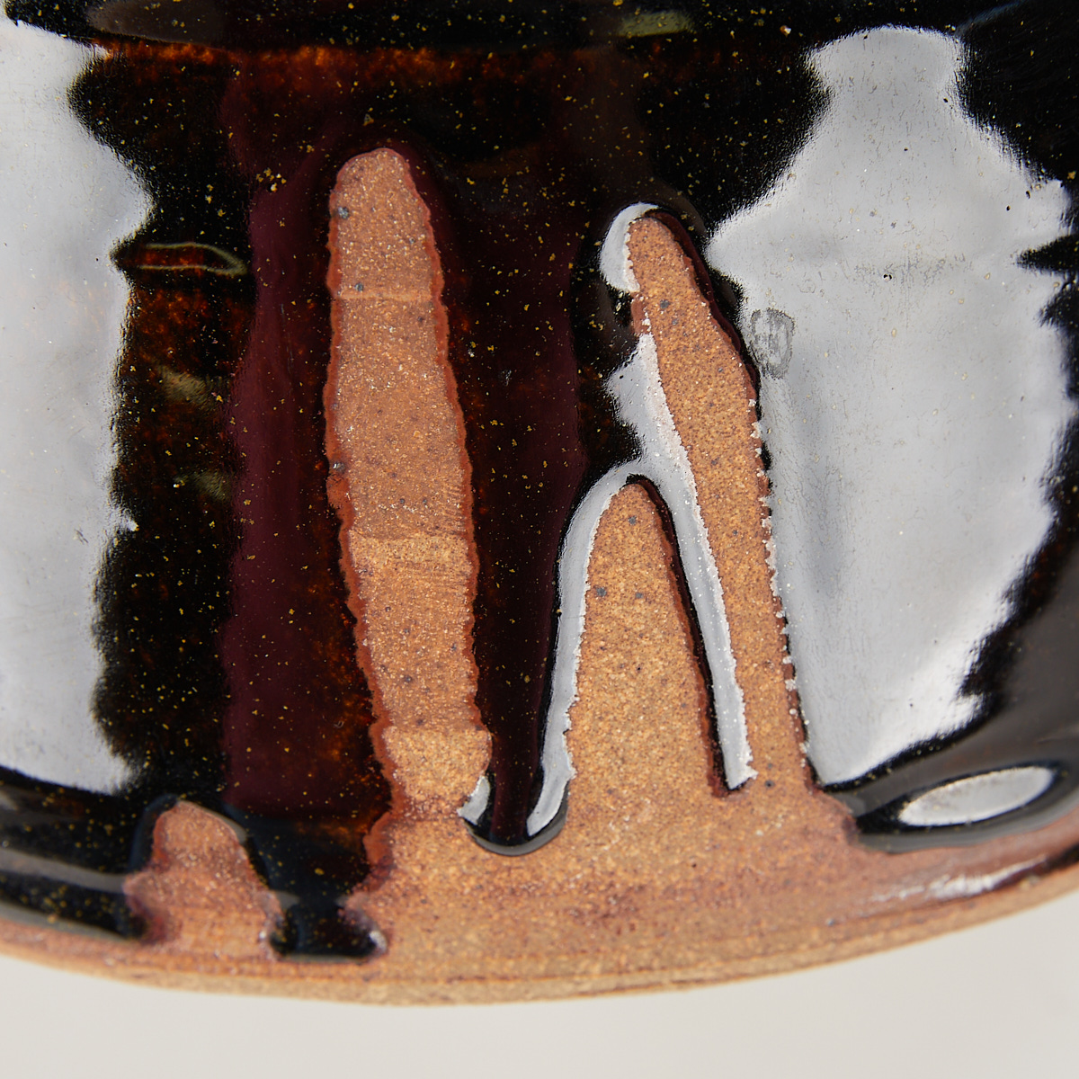 Warren MacKenzie Tall Ceramic Pot - Double Stamped - Bild 8 aus 8