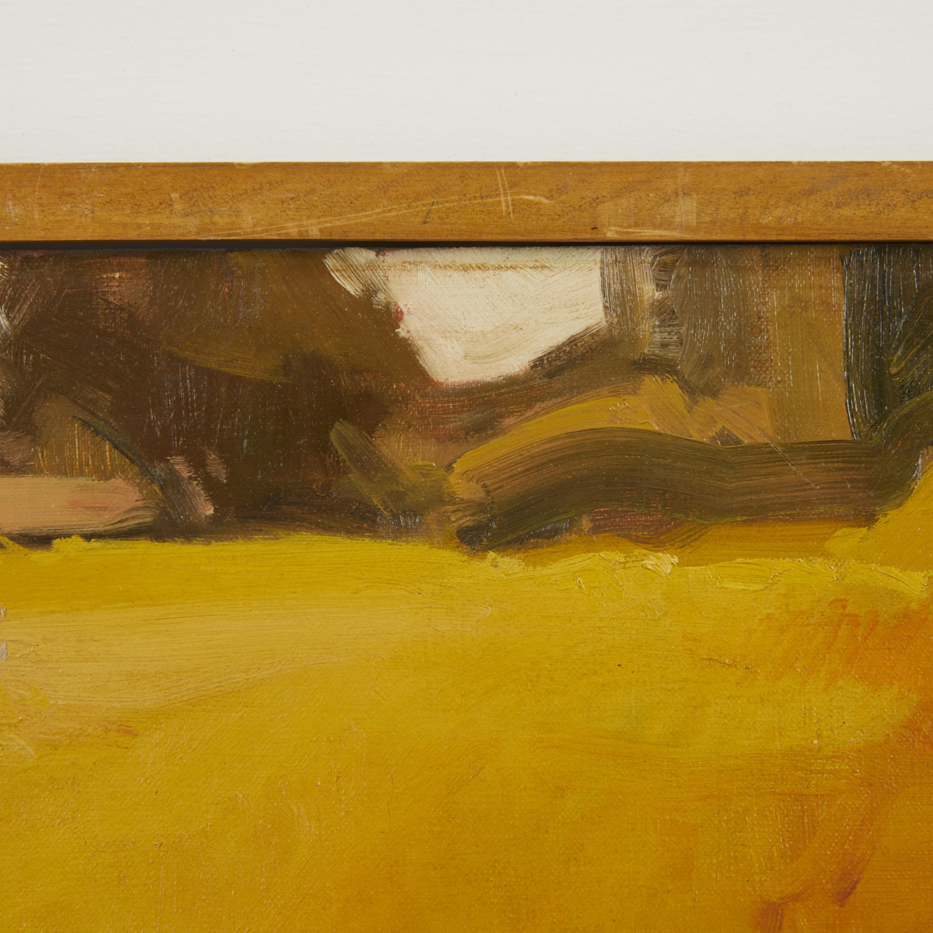 Ruth Oseid Johnson Golden Landscape Painting 1976 - Bild 3 aus 7