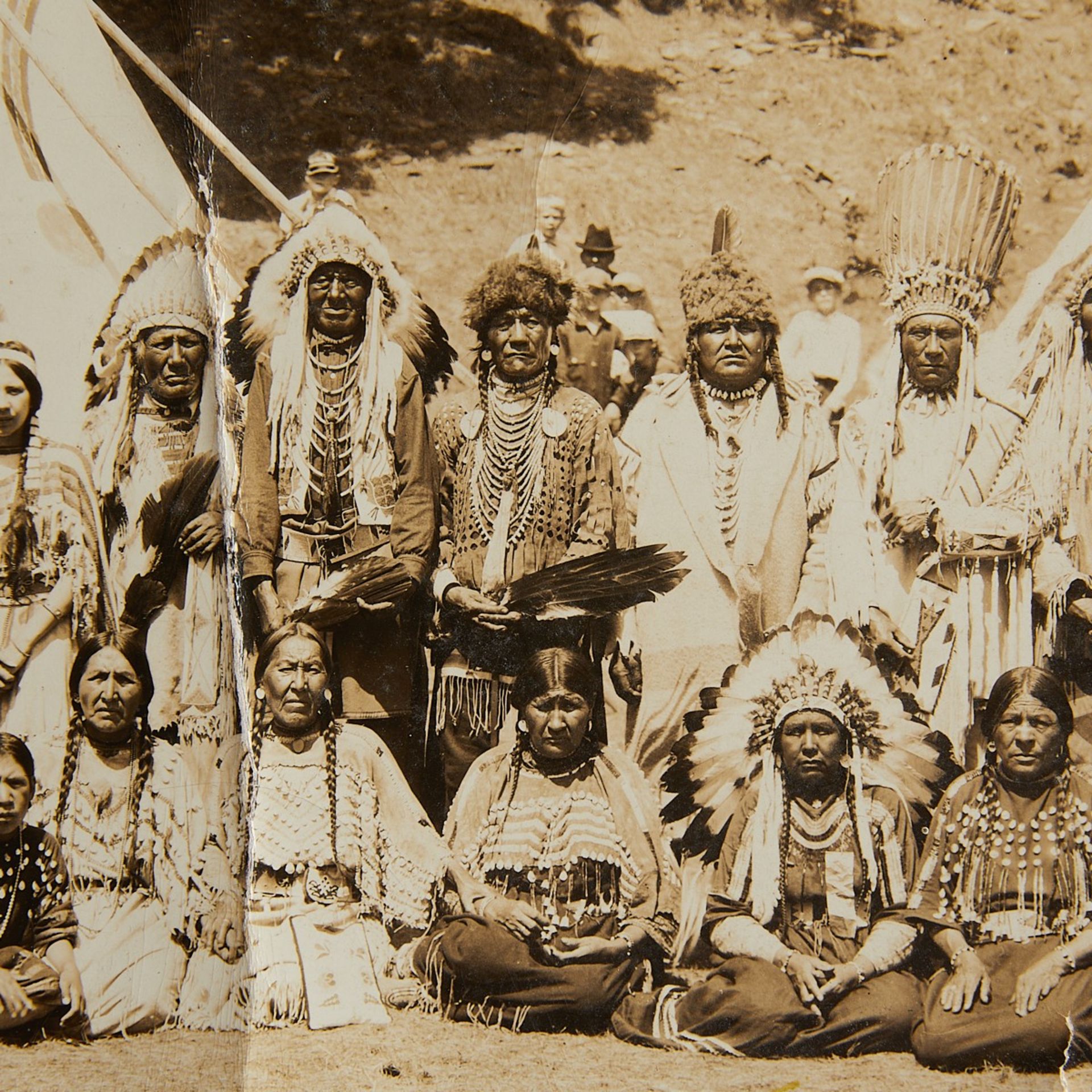 Native American Chiefs Photo Minnehaha Park 1928 - Bild 5 aus 6