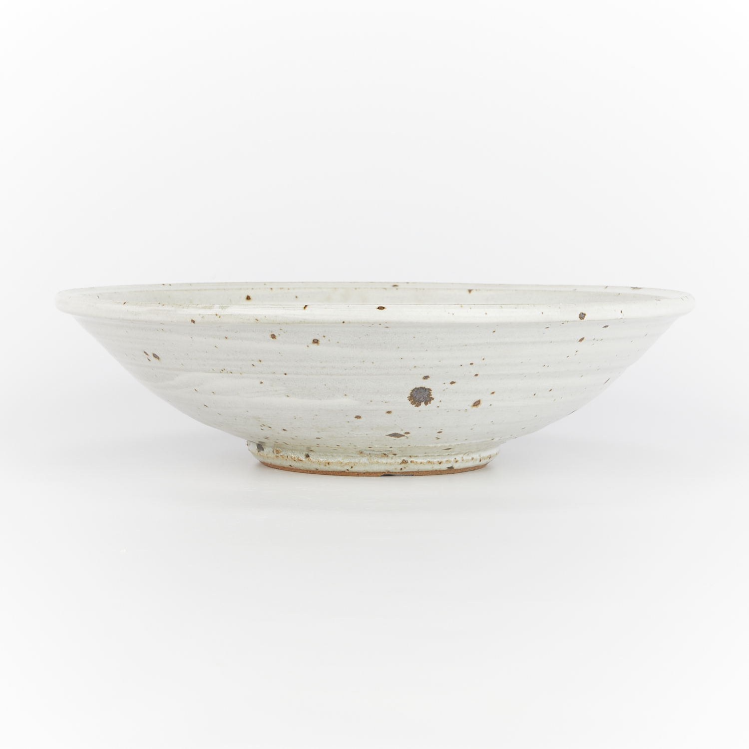 Warren MacKenzie Ceramic Splatter Bowl - Stamped - Image 5 of 9