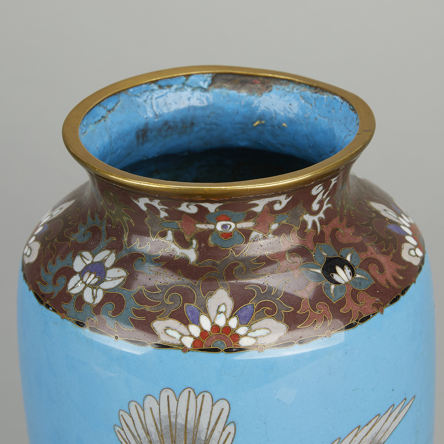 Chinese Closoinne Vase From Brewer Painting - Image 2 of 14