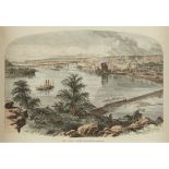 "St. Paul, from Dayton's Bluff" Engraving 1874