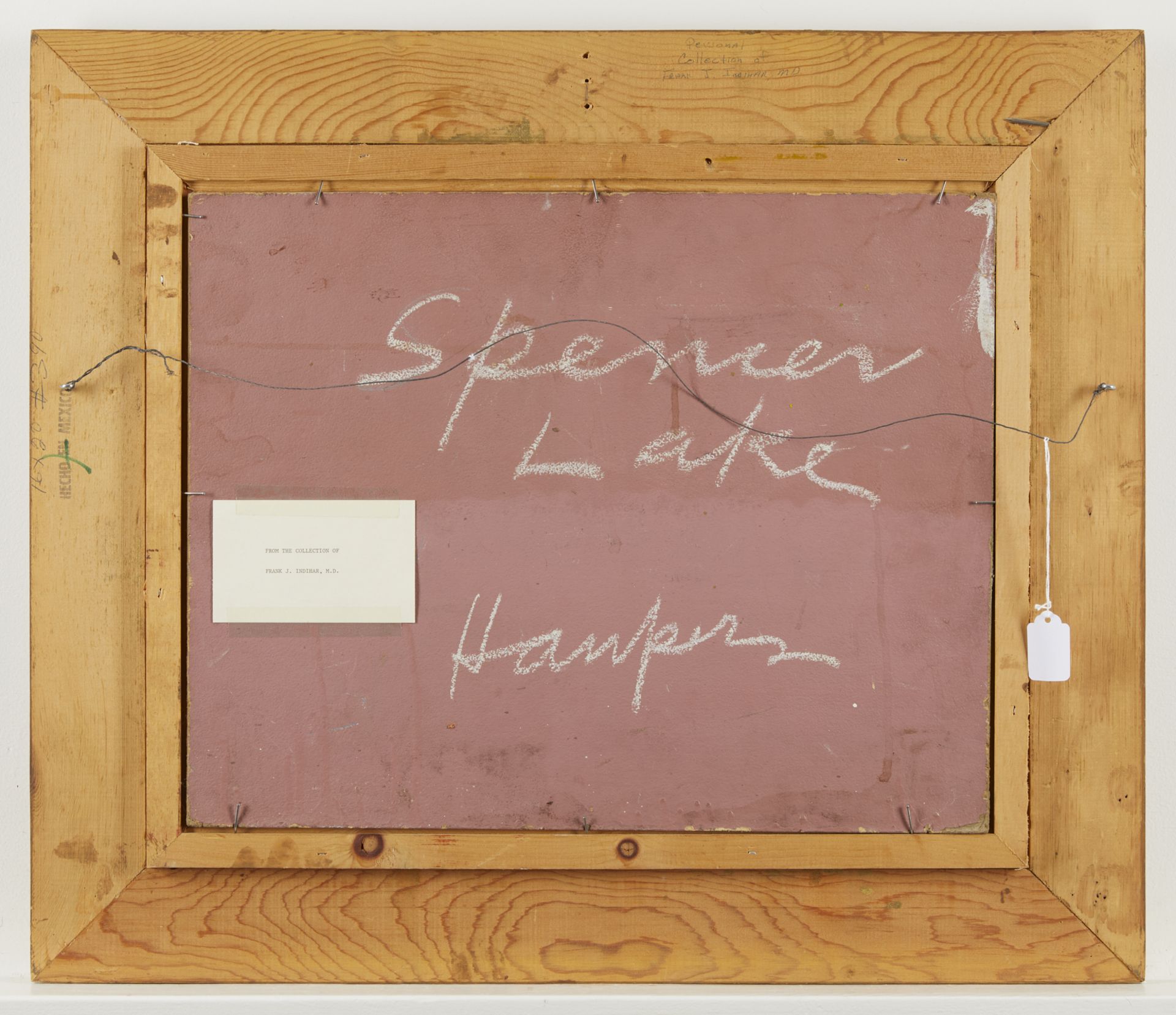 Clement Haupers "Spencer Lake" Painting 1956 - Image 6 of 8