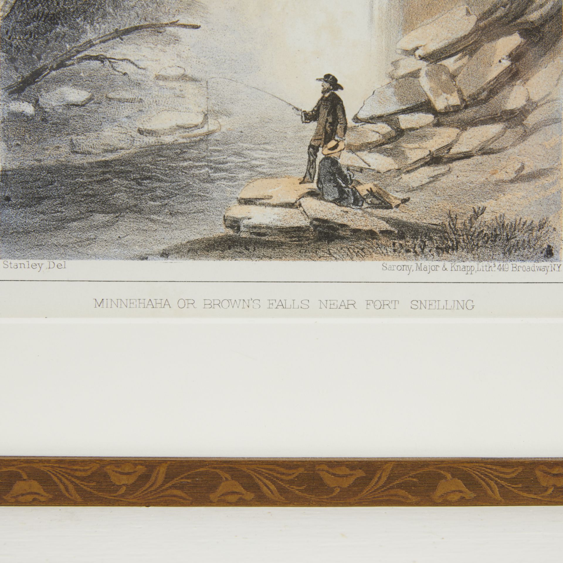Stanley "Minnehaha or Brown's Falls" Print 1860 - Bild 5 aus 9