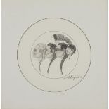 Robert DesJarlait Graphite Drawing 1992