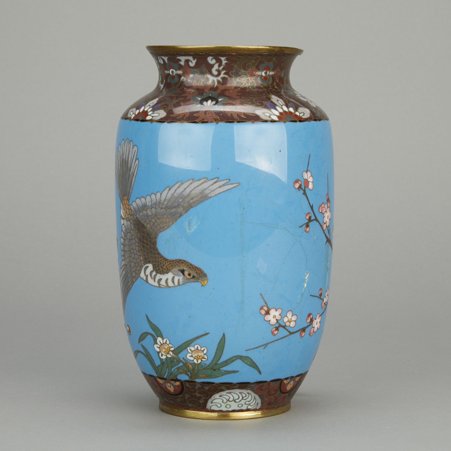 Chinese Closoinne Vase From Brewer Painting - Image 5 of 14