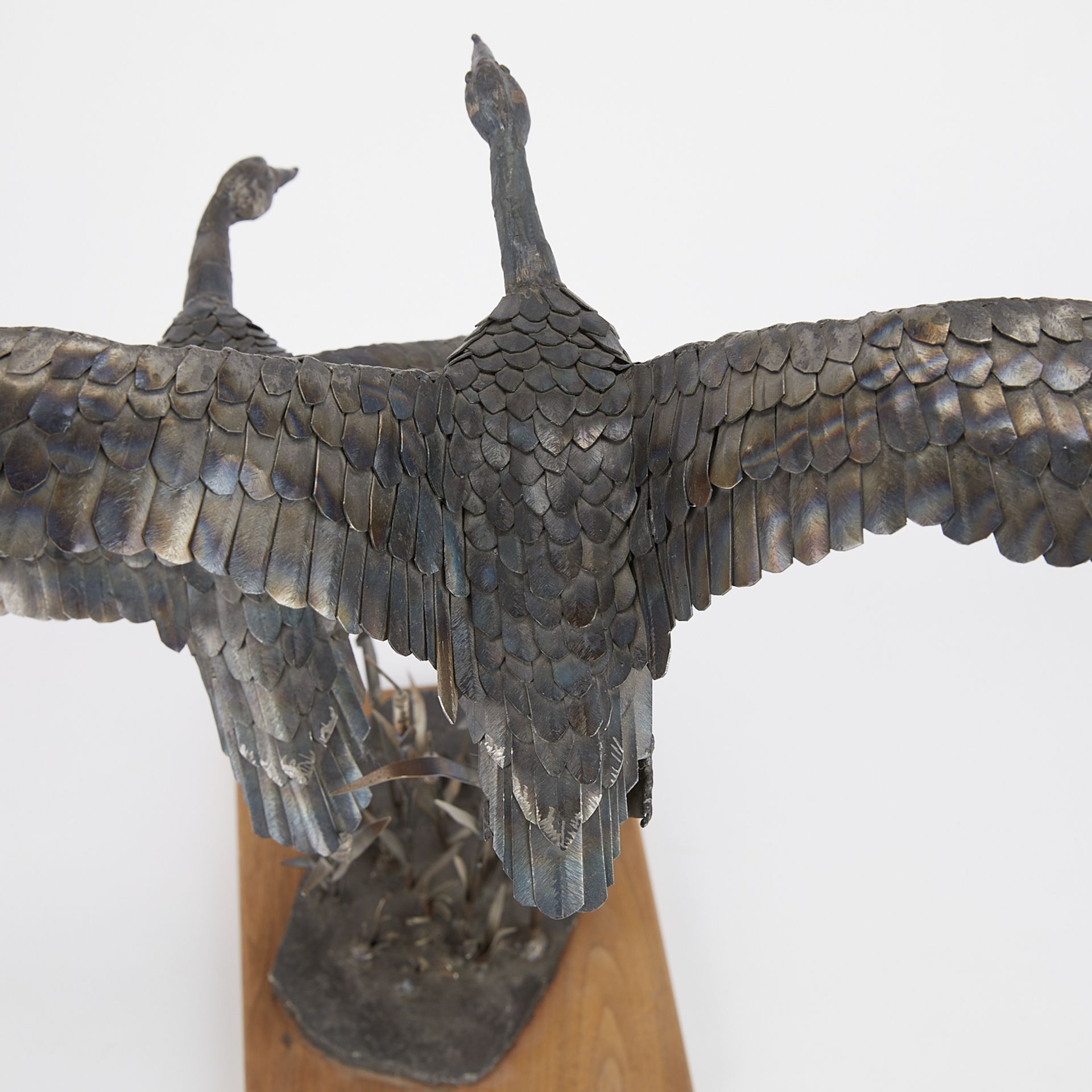 Jim Dolan Pair of Geese Steel Sculpture - Image 13 of 13