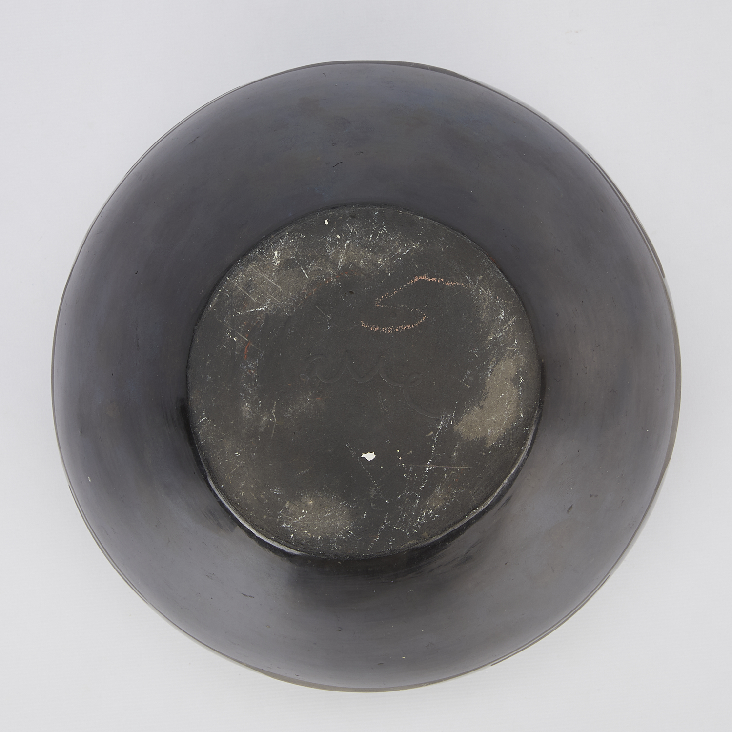Early Maria Martinez Blackware Ceramic Bowl - Image 7 of 9