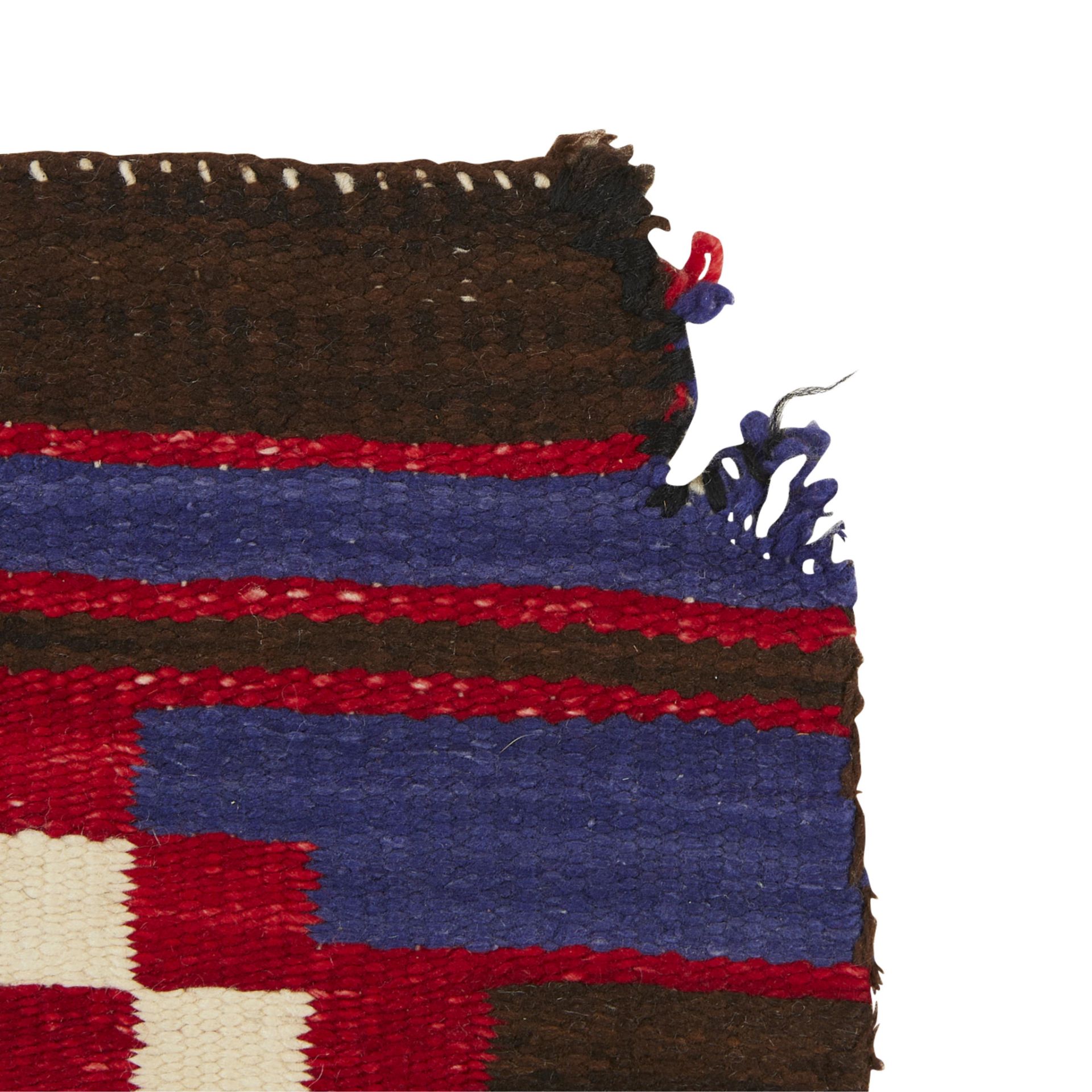 20th c. Navajo Chief's Revival Blanket 6' x 4' - Bild 5 aus 10