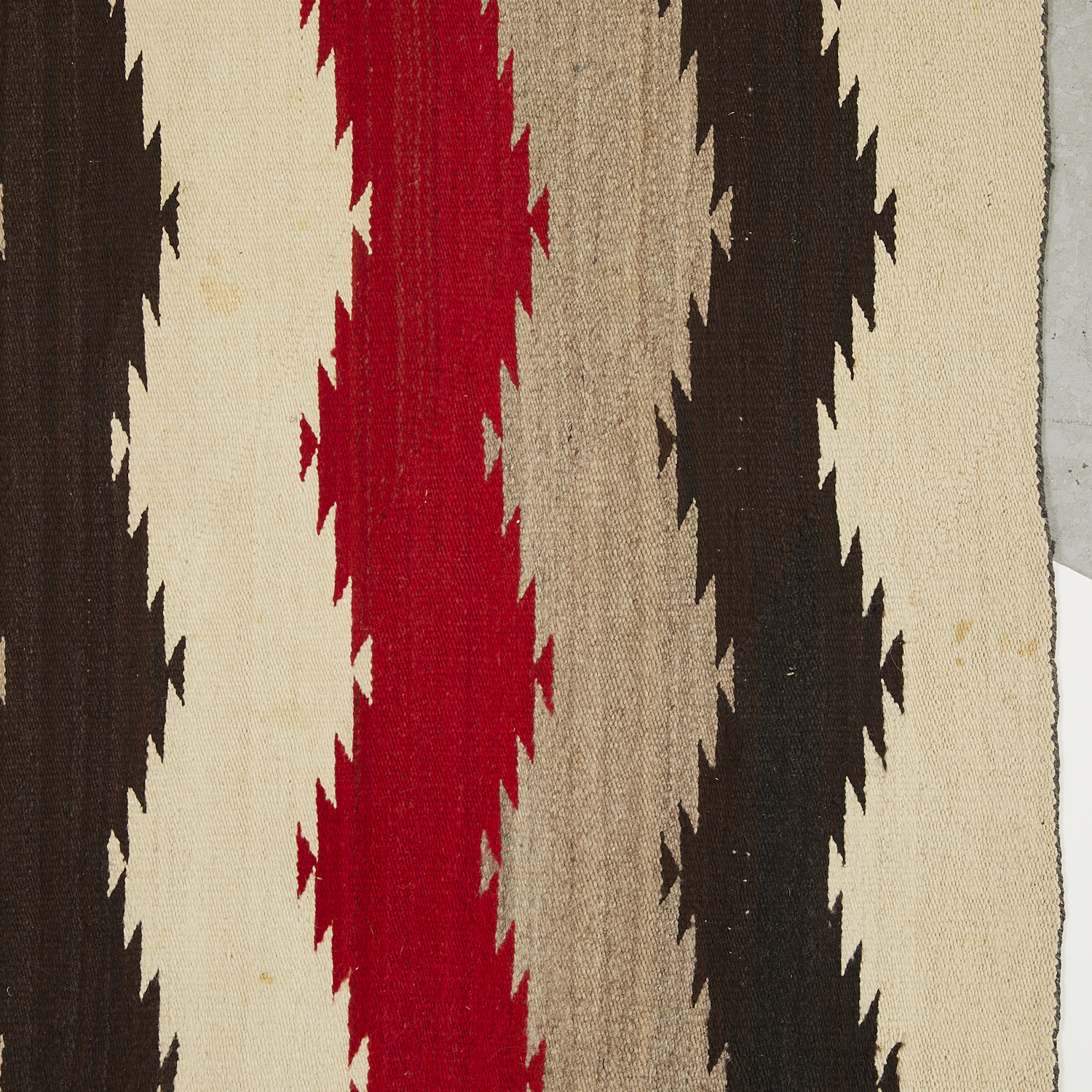 Antique Navajo Chevron Wool Rug 6'3" x 4'9" - Image 5 of 8