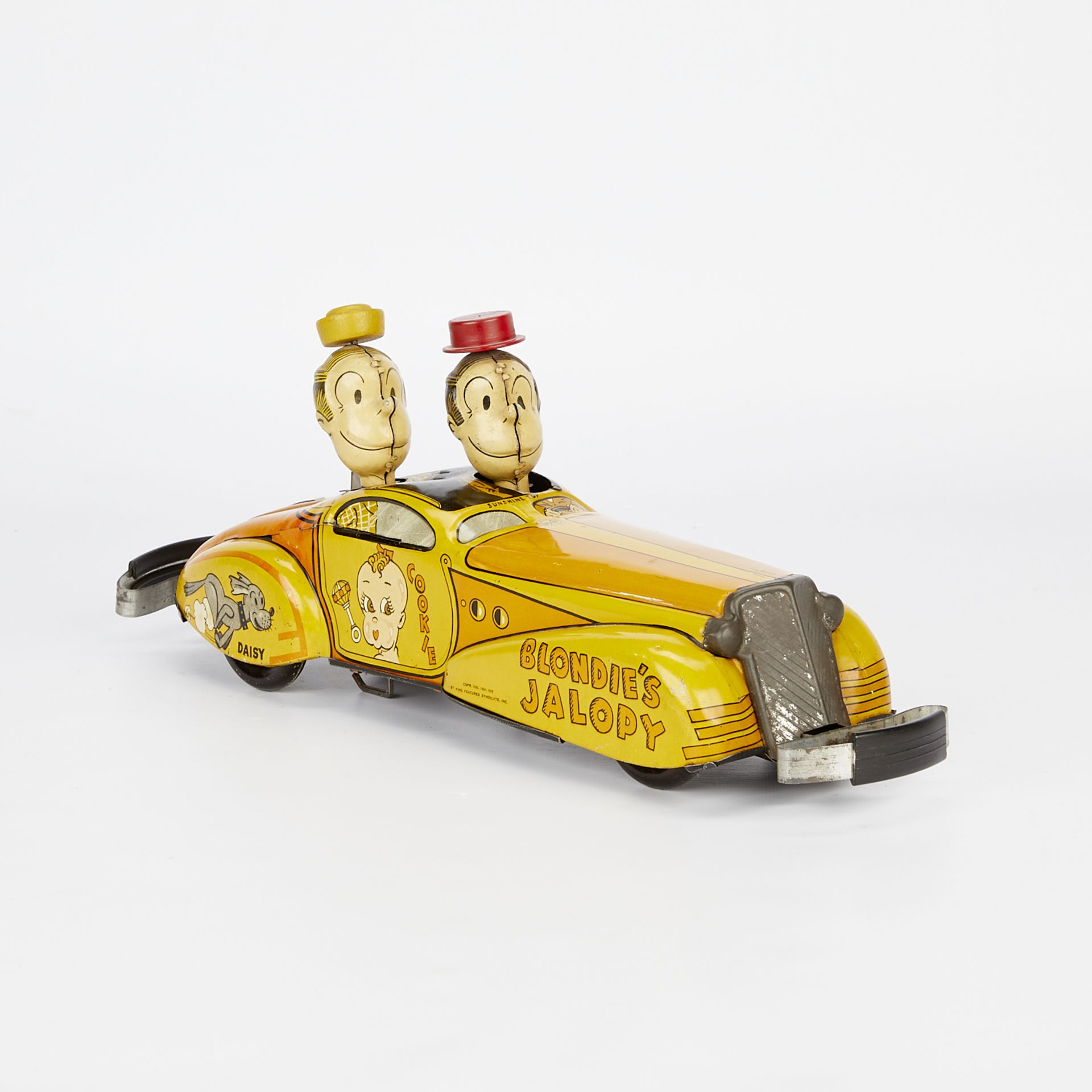 Marx Lithographed Tin Wind-Up Blondie's Jalopy Toy