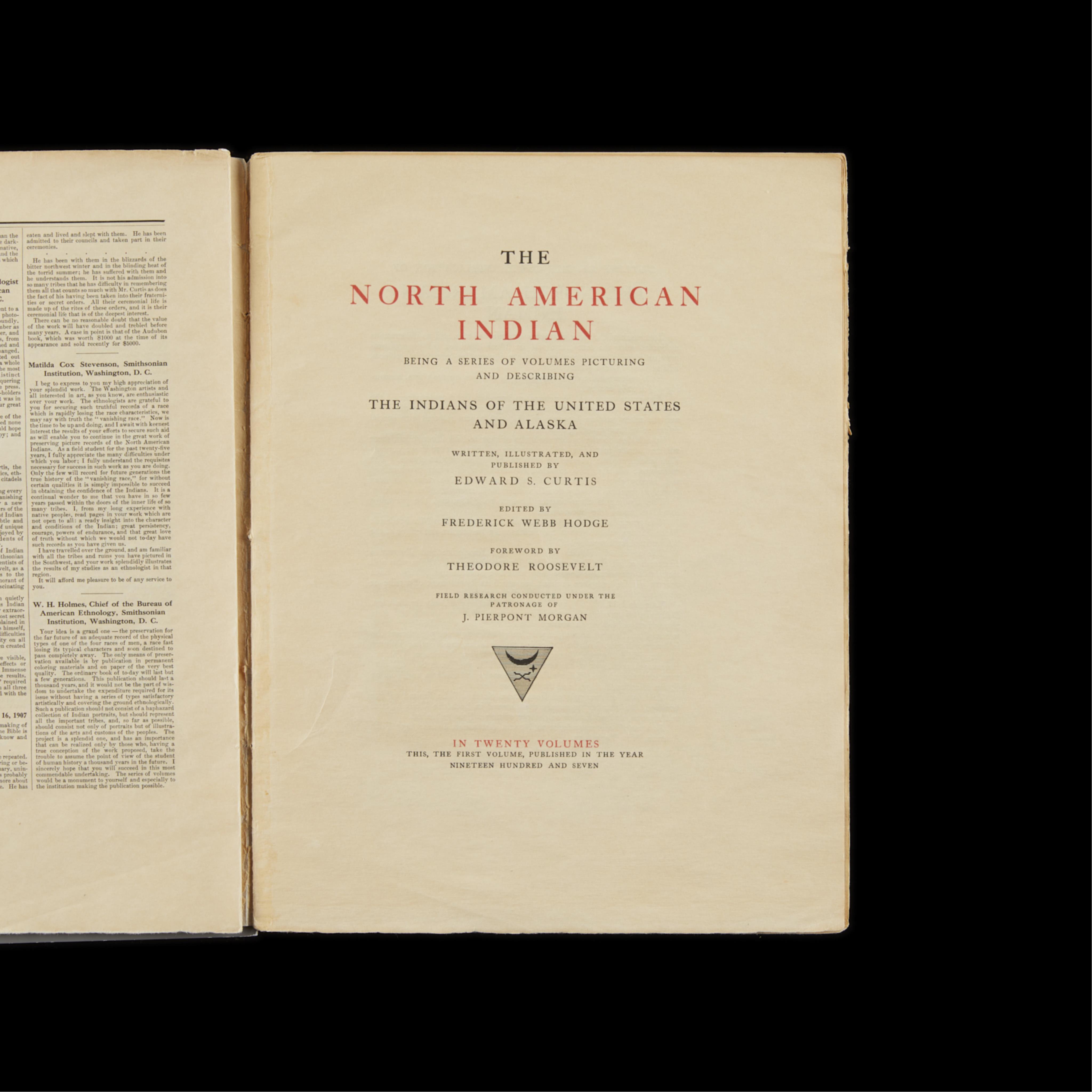 "The N. American Indian" Sample Signed Roosevelt - Bild 2 aus 11
